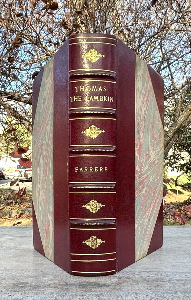 1924 WHITMAN BENNETT FINE BINDING Bound for Harry F. Marks THOMAS THE LAMBKIN