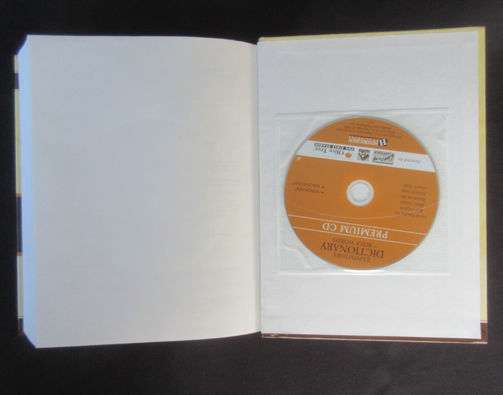 EXPOSITORY DUICTIONARY OF BIBLE WORDS Stephen D Renn 2006 Hendrickson