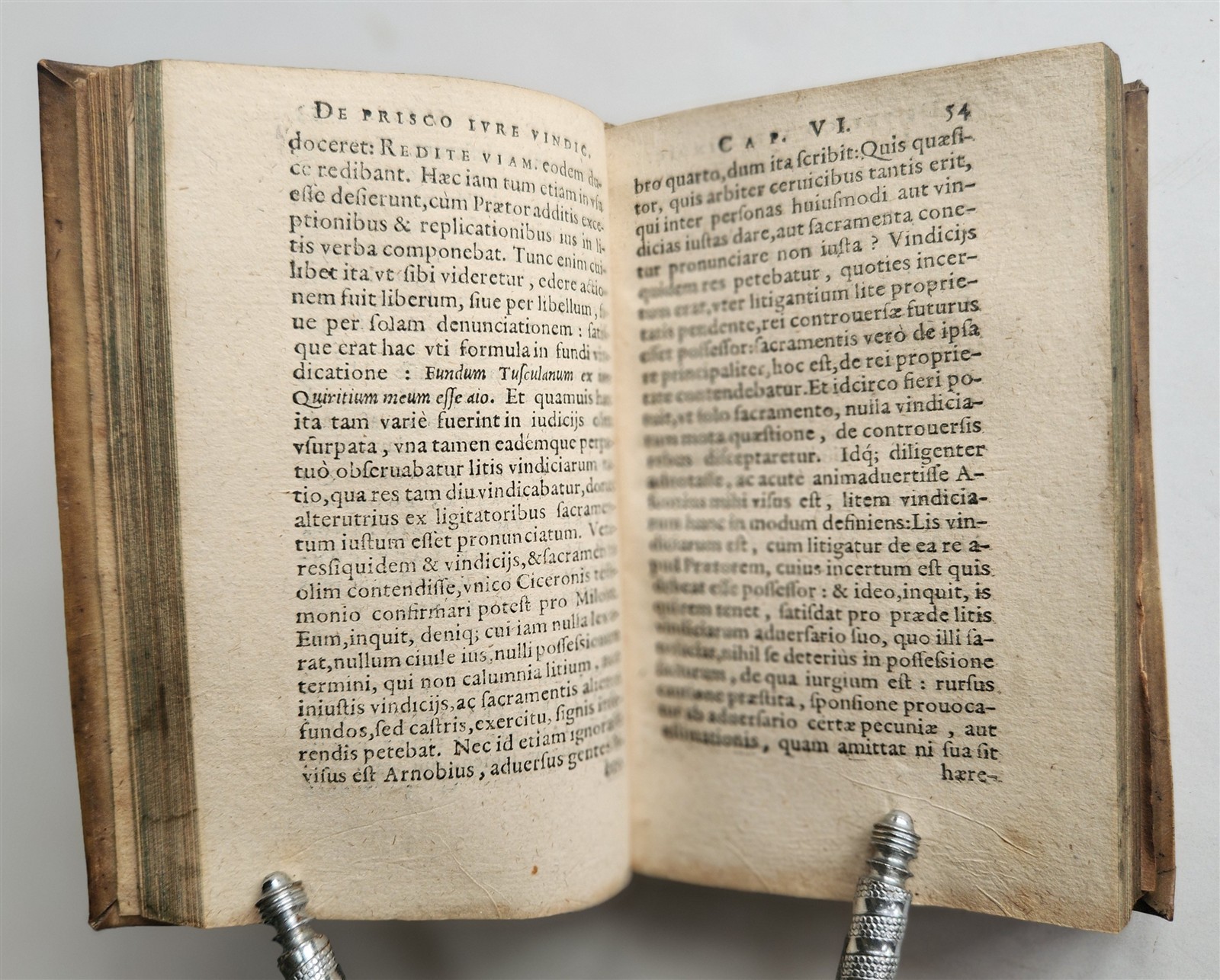 1586 ROMAN LAW TREATISE by FLEMISH JURIST Jacobus RAEVARDUS antique 16th century