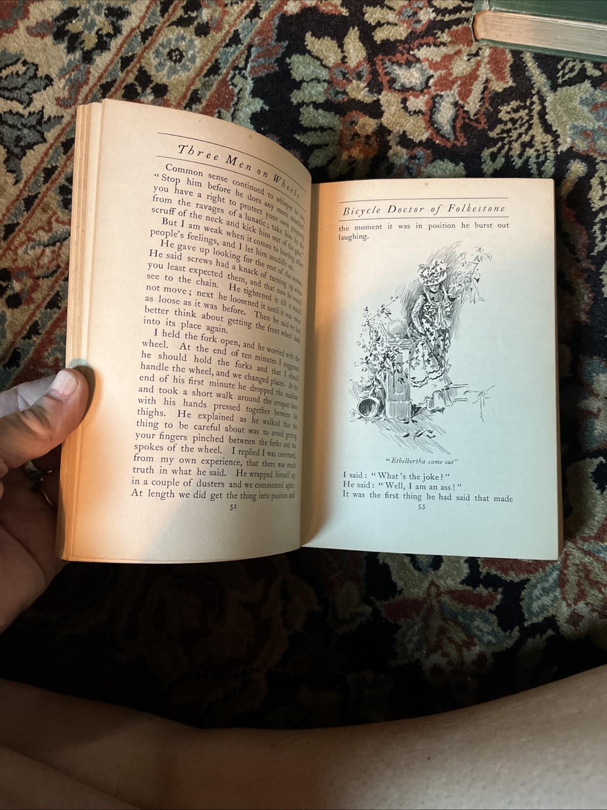Jerome K. Jerome – Three Men on Wheels. 1900 Dodd Mead & Company First Edition