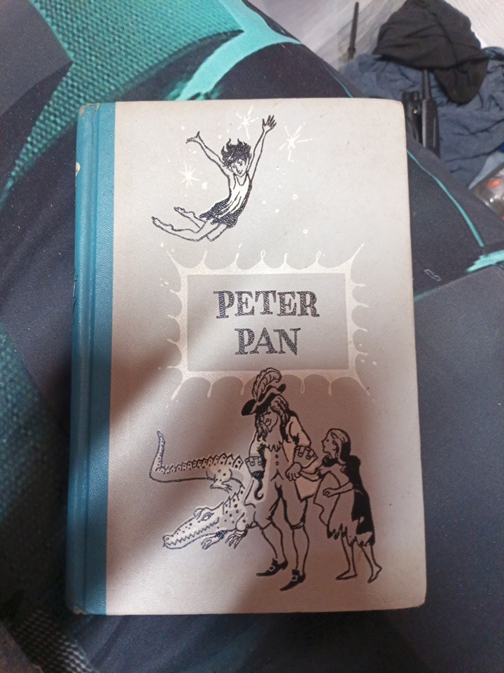 Peter Pan JM Barrie Illustrated HC Junior Deluxe Edition 1950 Scribner No DJ