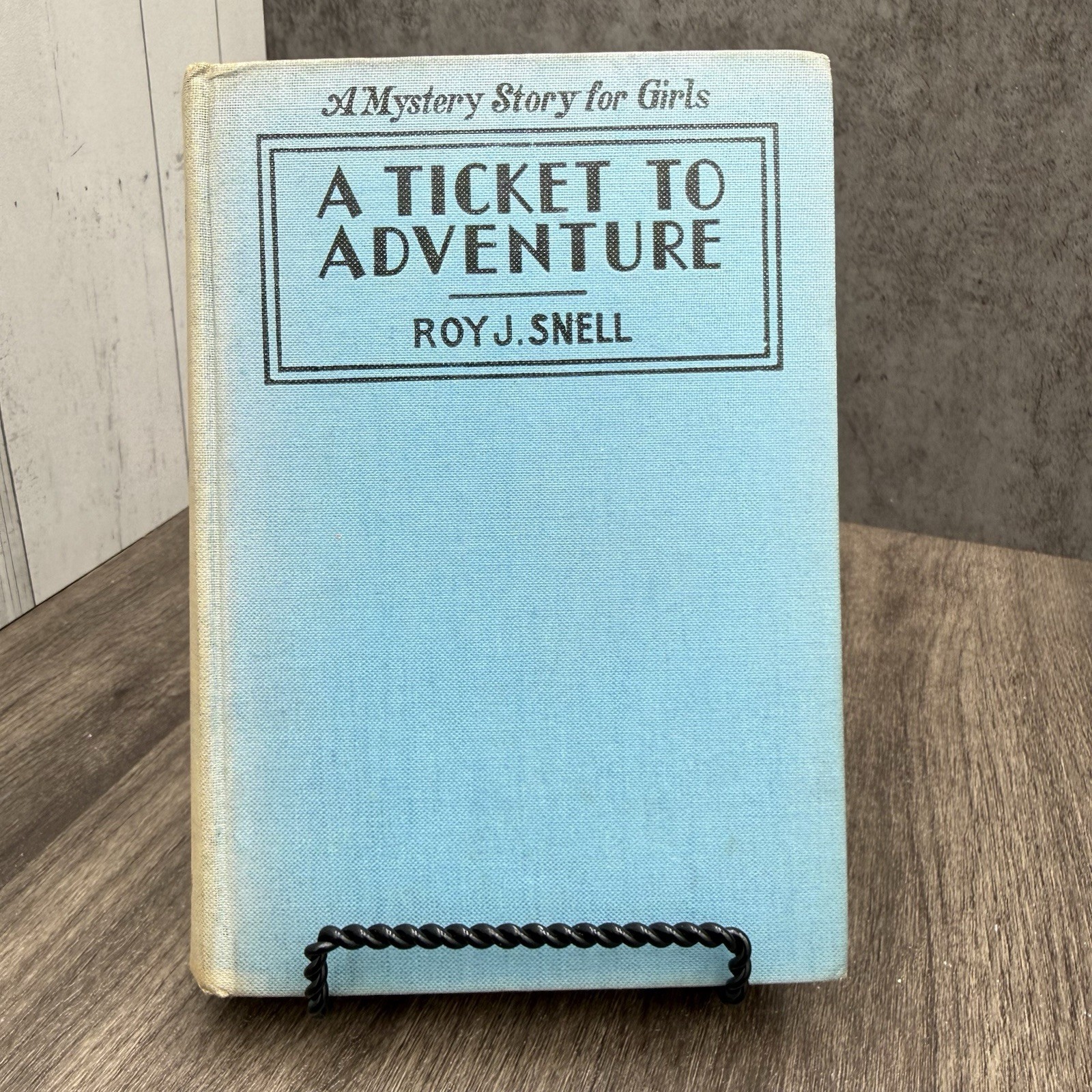 A Ticket to Adventure A Mystery for Girls Roy J Snell 1937 Reilly & Lee Vintage