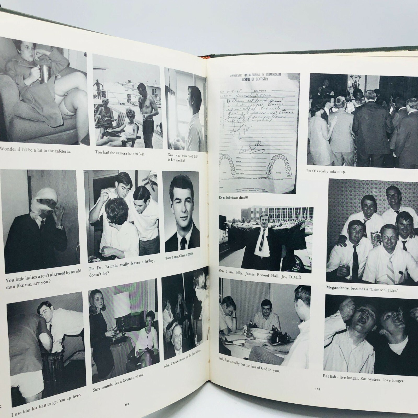 Dentala 1969 University Of Alabama School Of Dentistry Year Book