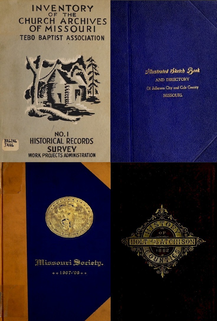 Missouri History Genealogy Ancestry Family Records Vol. 3 – 102 Old Books on DVD