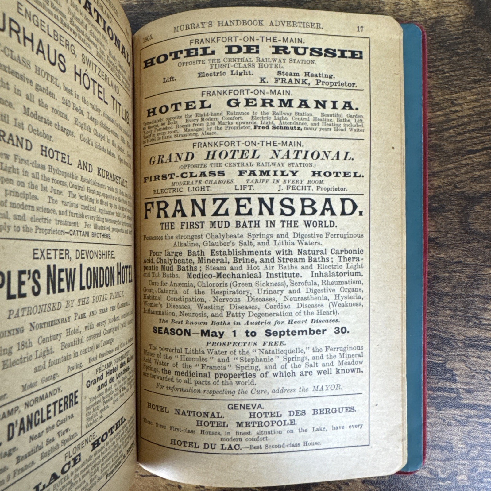 MURRAYS HAND-BOOK FOR CONSTANTINOPLE, BRUSA & THE TROAD 1905~W TRAVEL MANUSCRIPT