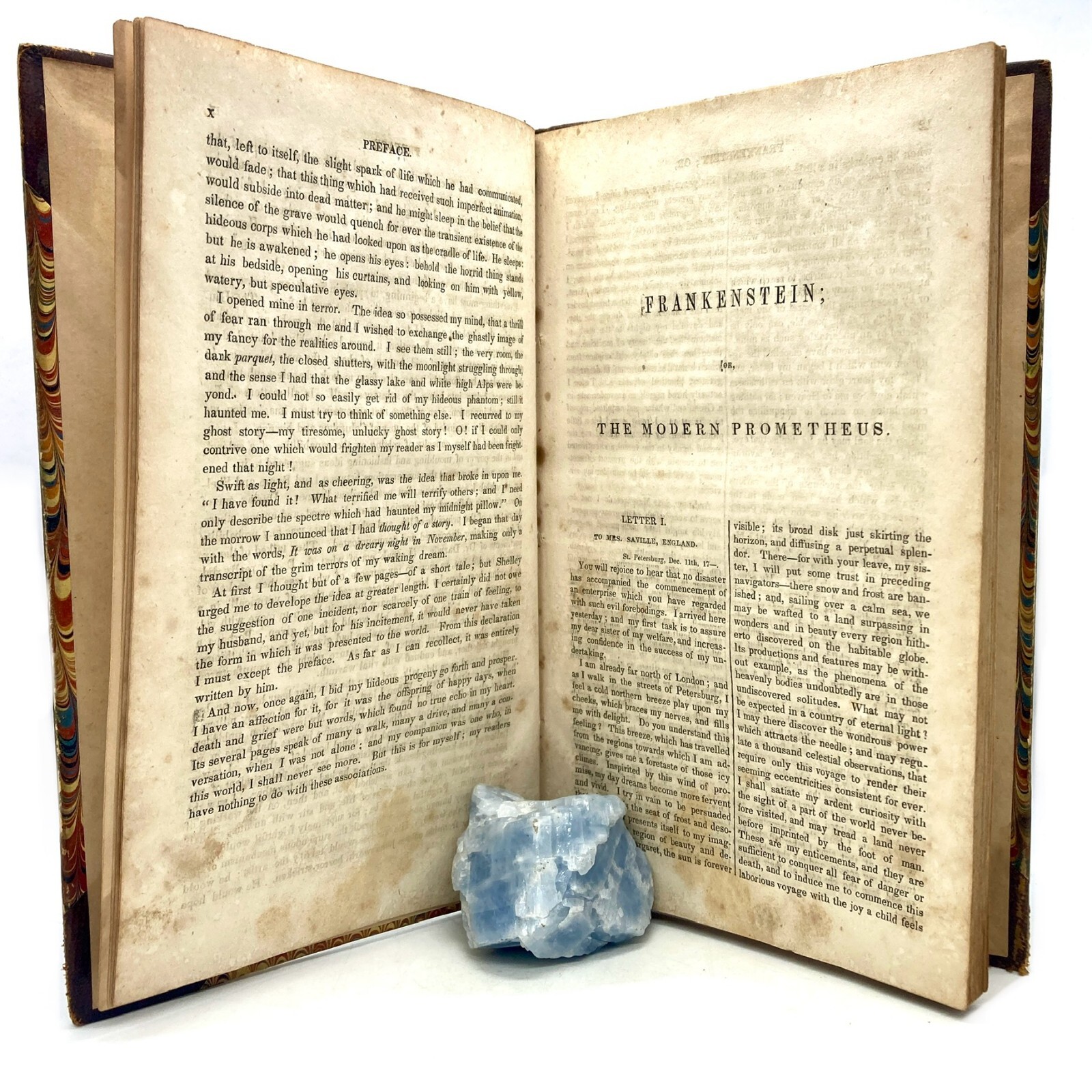 SHELLEY, Mary „Frankenstein: or, The Modern Prometheus“ [1845] 2nd US Edition