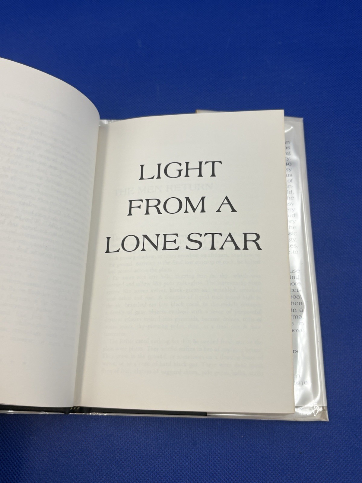 AUTHOR SIGNED Light From A Lone Star by Jack Vance HC in Mylar, LE 1000 Copies
