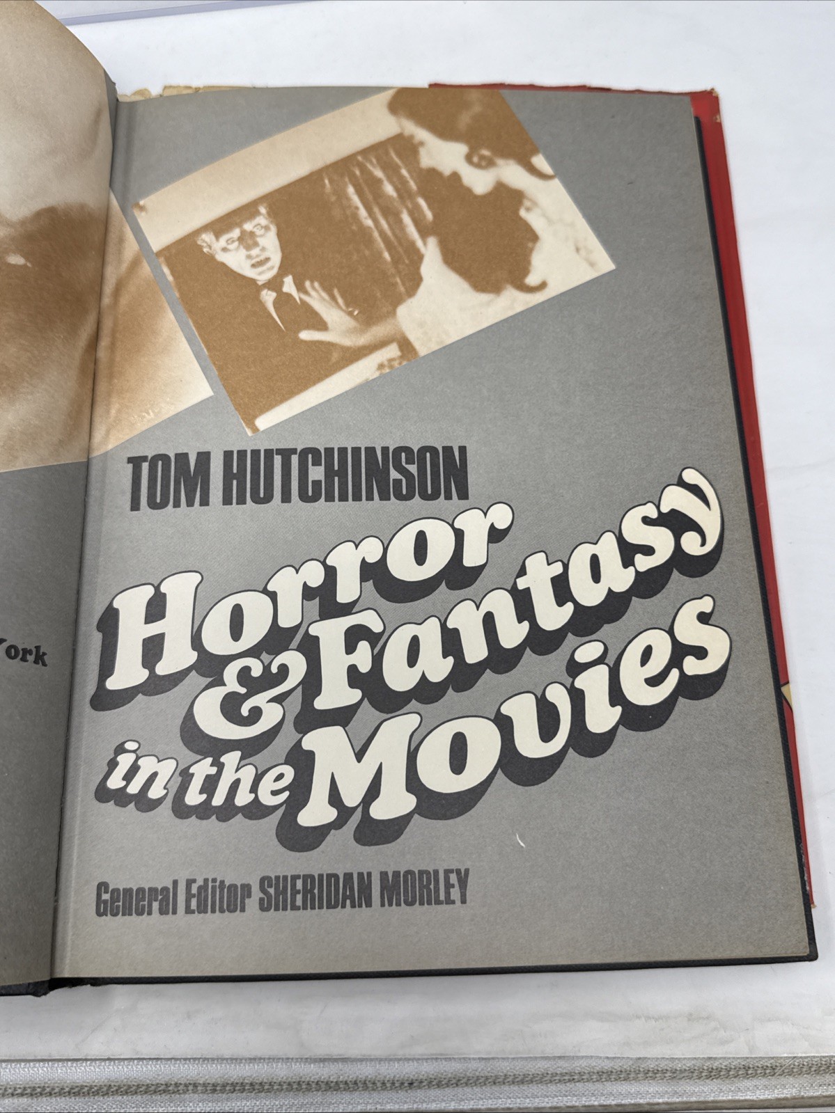 Horror And Fantasy In The Movies Book Tom Hutchinson Crescent Books 1974 HC DJ