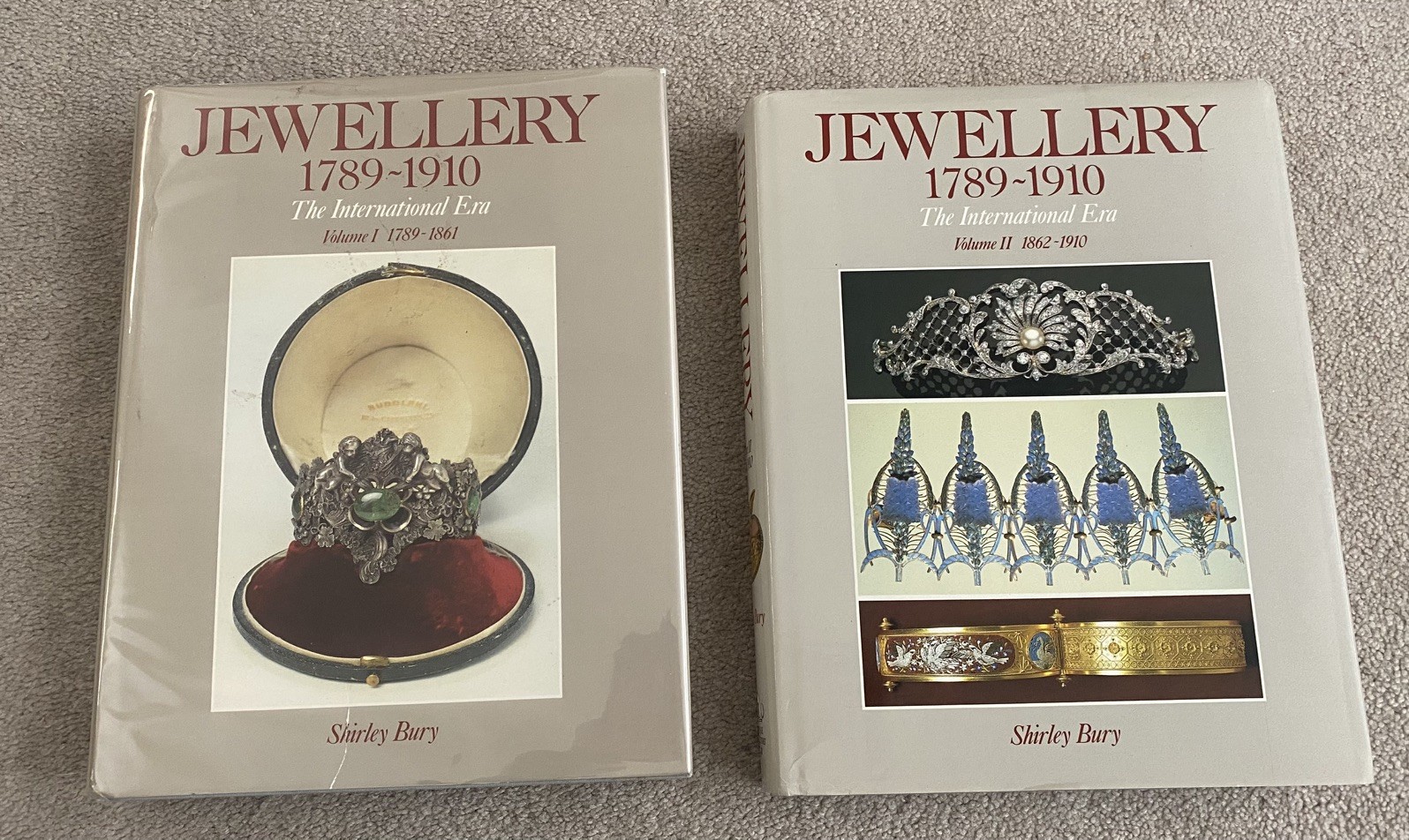 Jewellery 1789-1910 The International Era Vol. 1 and 2 Full Set by Shirley Bury