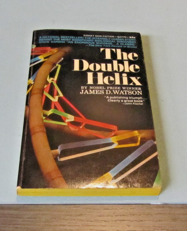The Double Helix James Watson 1969 1st Signet Edition Stated 1st Printing Genes