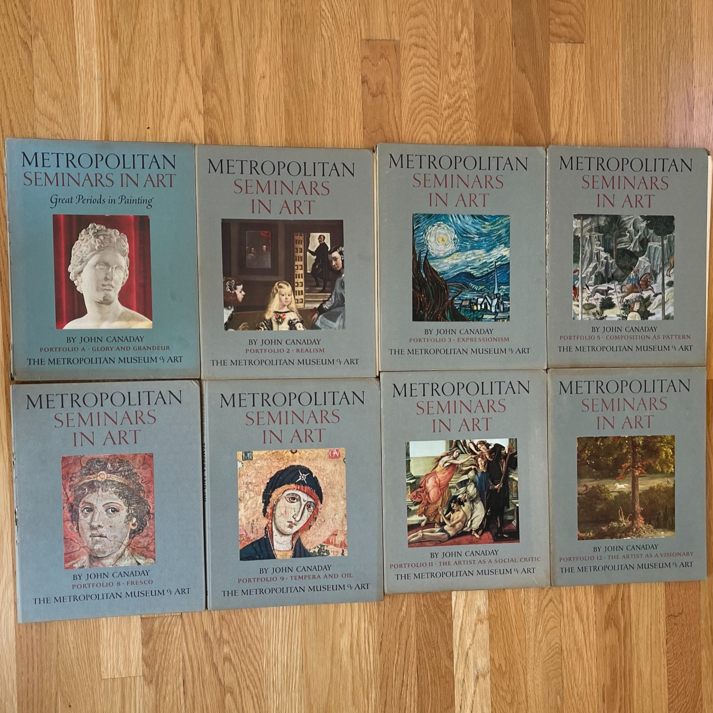 8 Metropolitan Seminars in Art John Canaday 1958 includes 96 Fine Art Prints!
