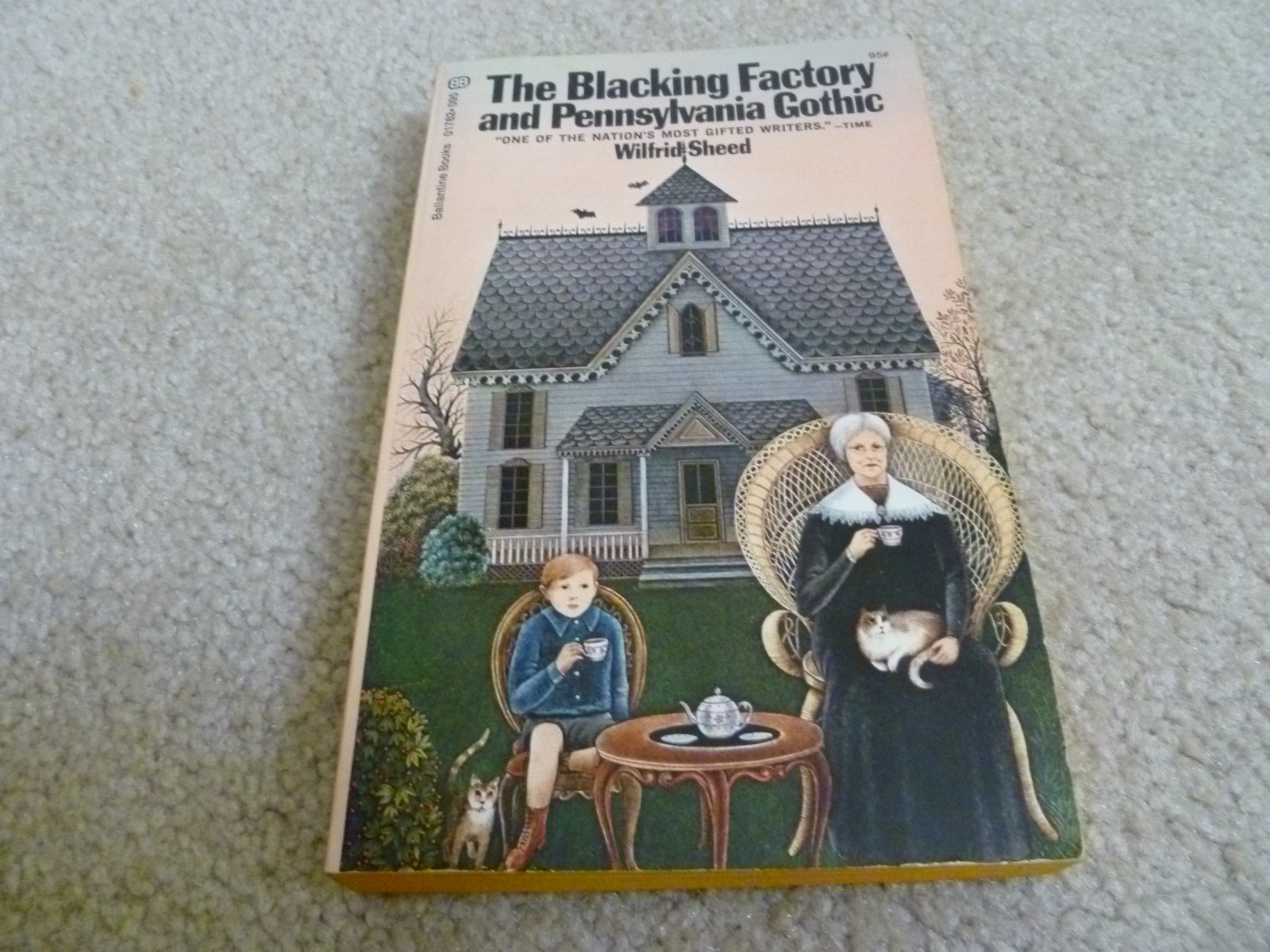 The Blacking Factory and Pennsylvania Gothic PB Wilfrid Sheed Ballantine 1969