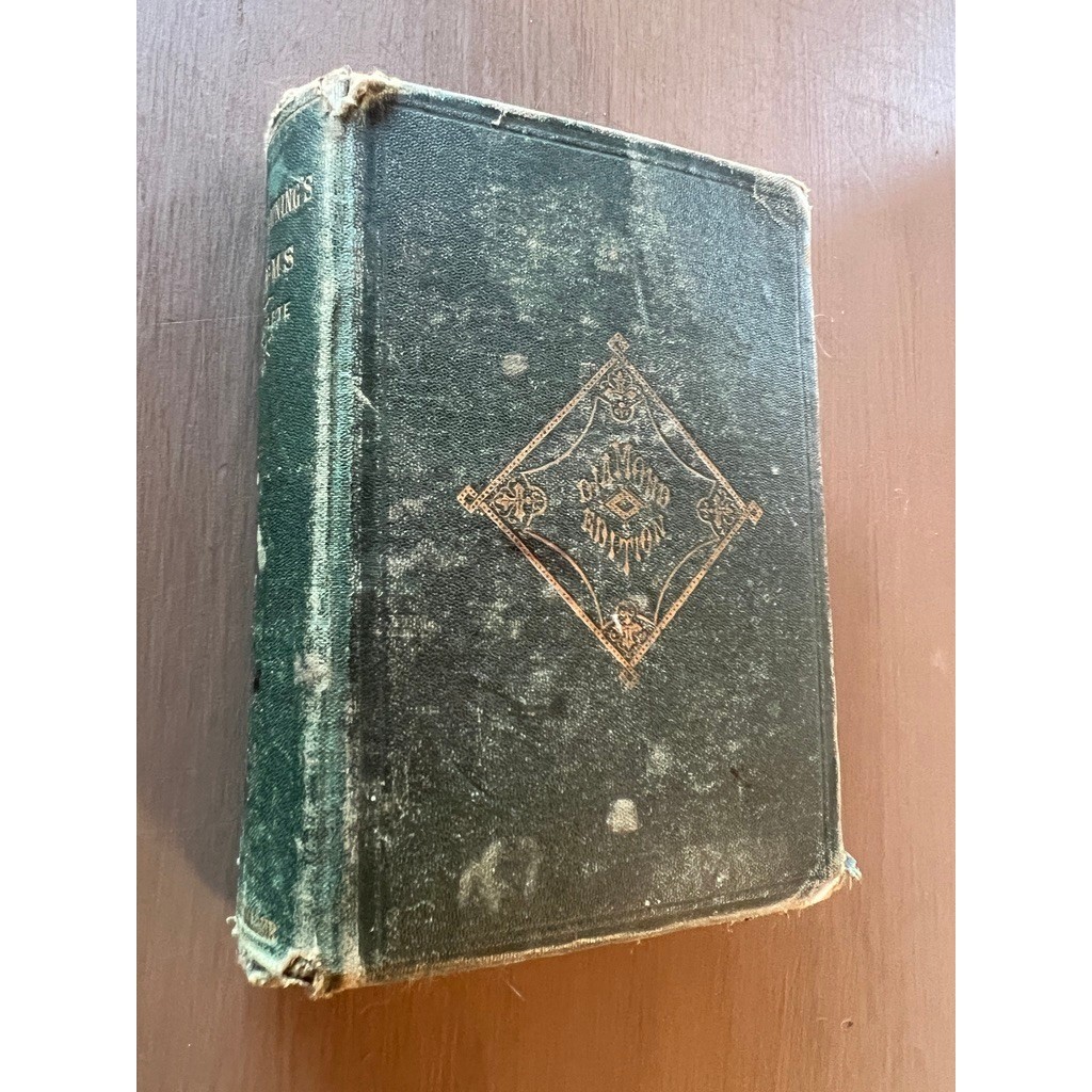 Mrs. Browning’s Poems Elizabeth Barrett Browning Poetical Works 1875 Green Book