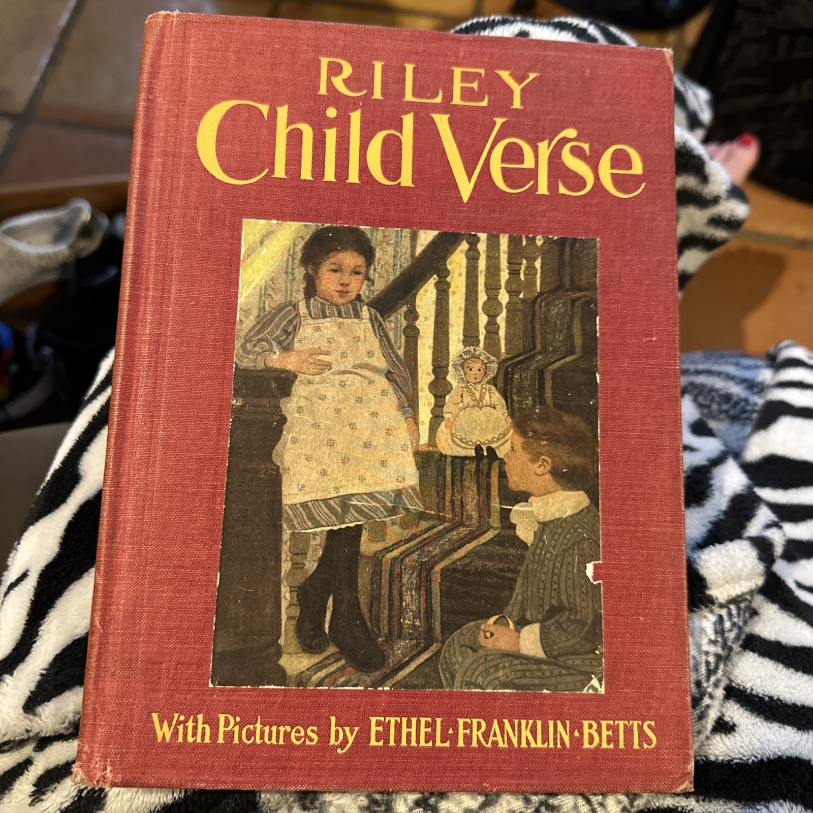 1906 CHILD VERSE JAMES WHITCOMB RILEY –  Illust.  ETHEL F. BETTS 