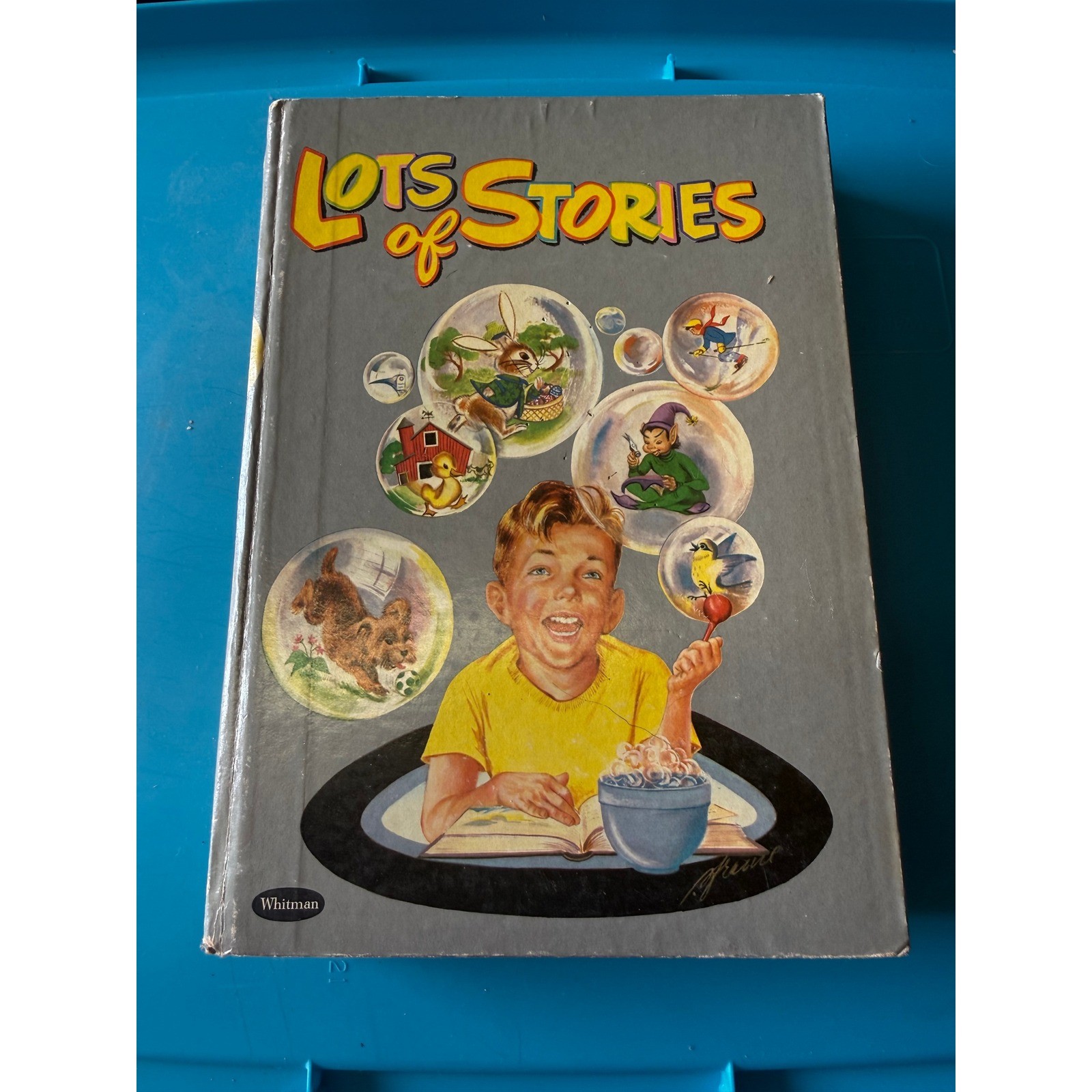 Vintage 1946 Lots of Stories Rowena Bennett Whitman Publishing Hardcover Book