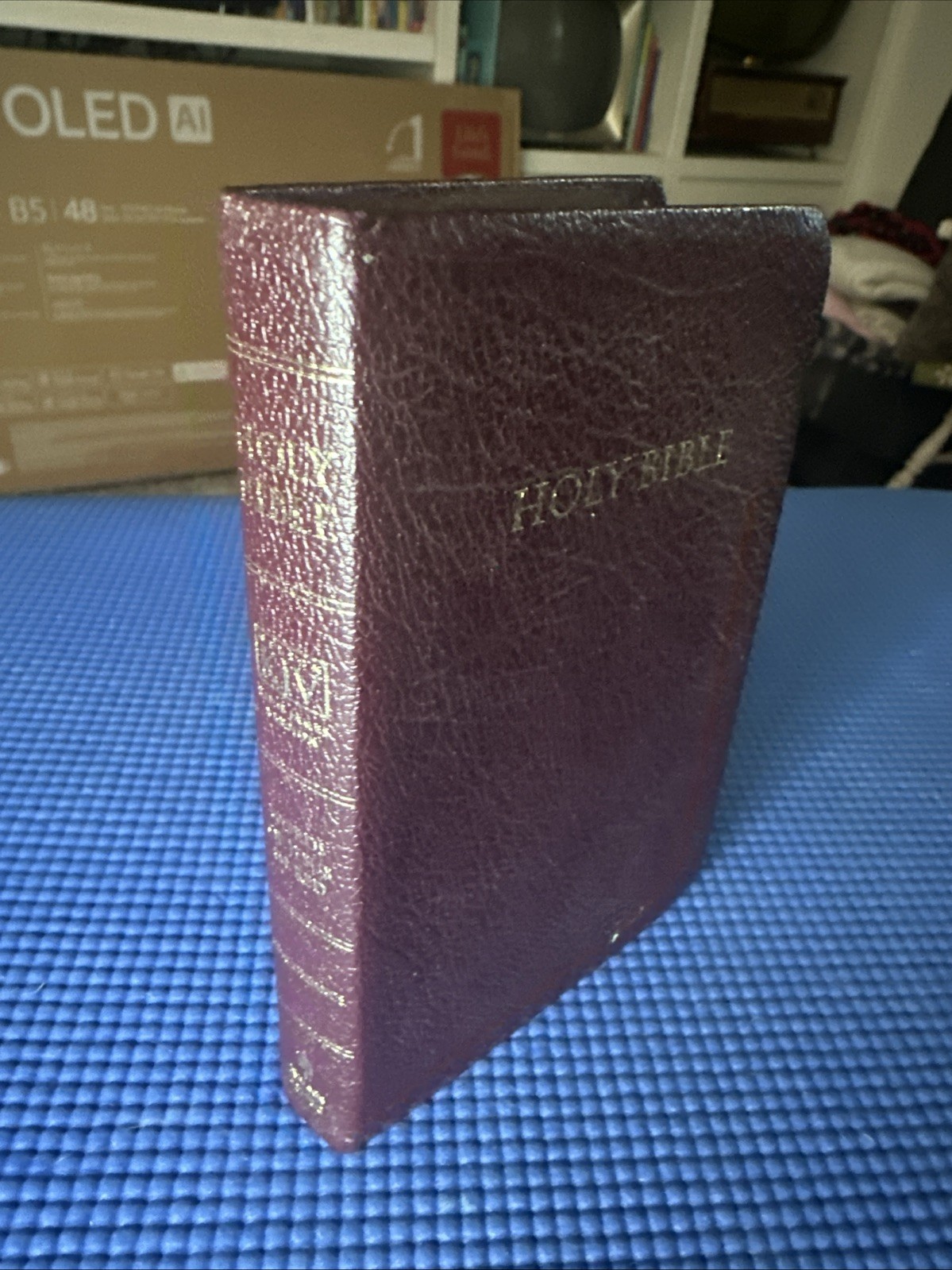 Holy Bible KJV w/Words of Christ In Red Concordance 2001 Leather