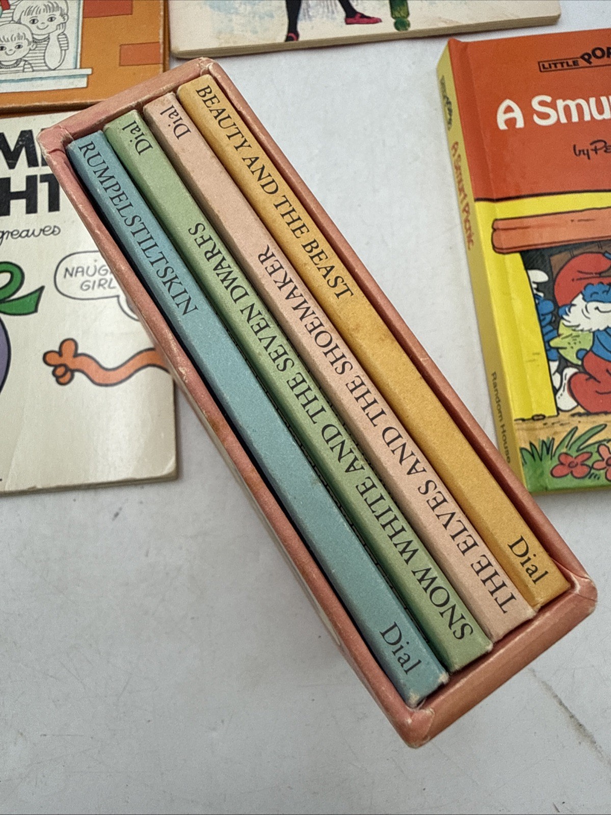 Vtg 1970s 1980s Childrens Book Lot of 17 Little Golden Smurfs Care Bears Whitman