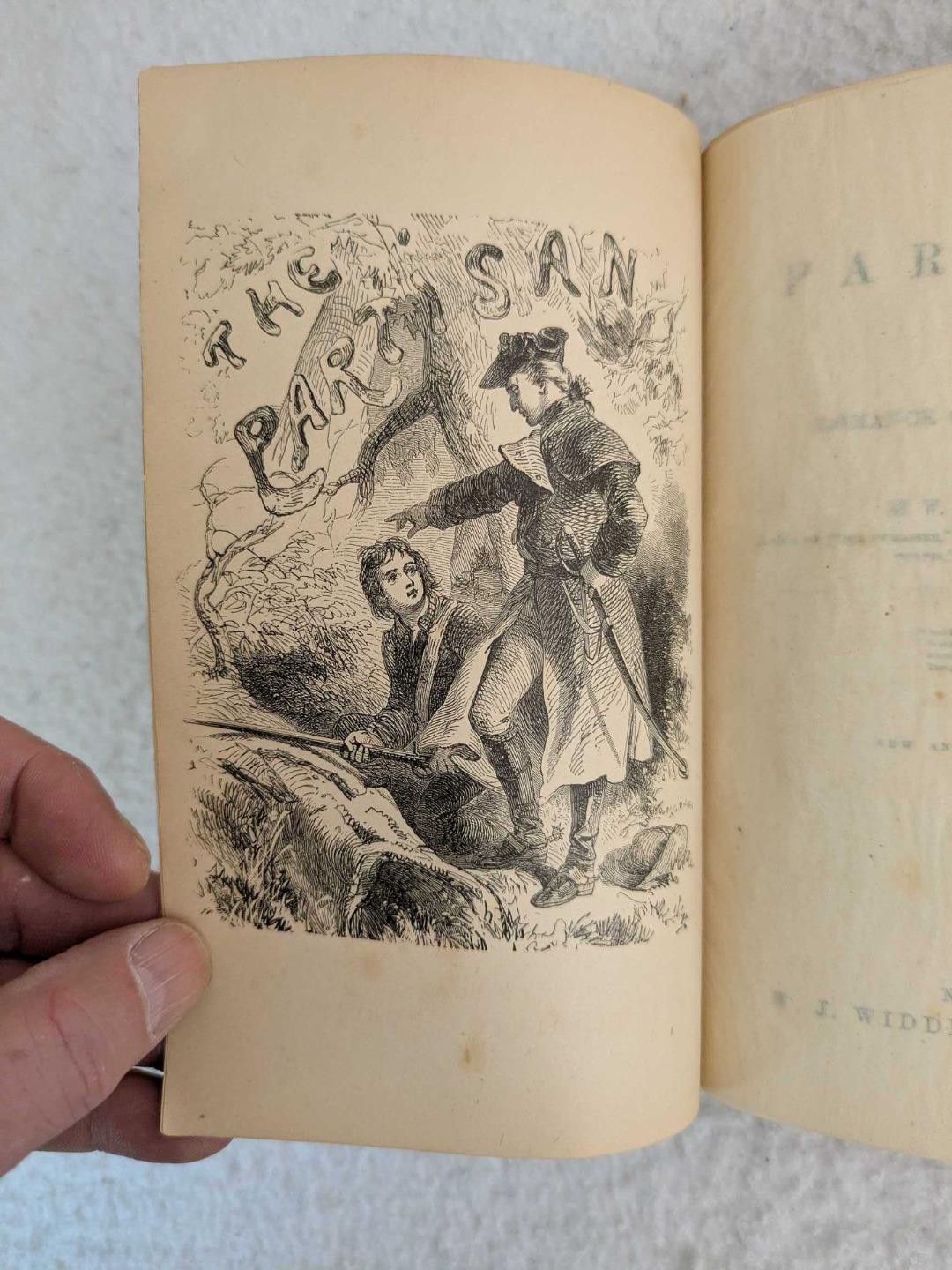 W. Gilmore Simms THE PARTISAN A Romance of the Revolution 1870 W. J. Widdleton