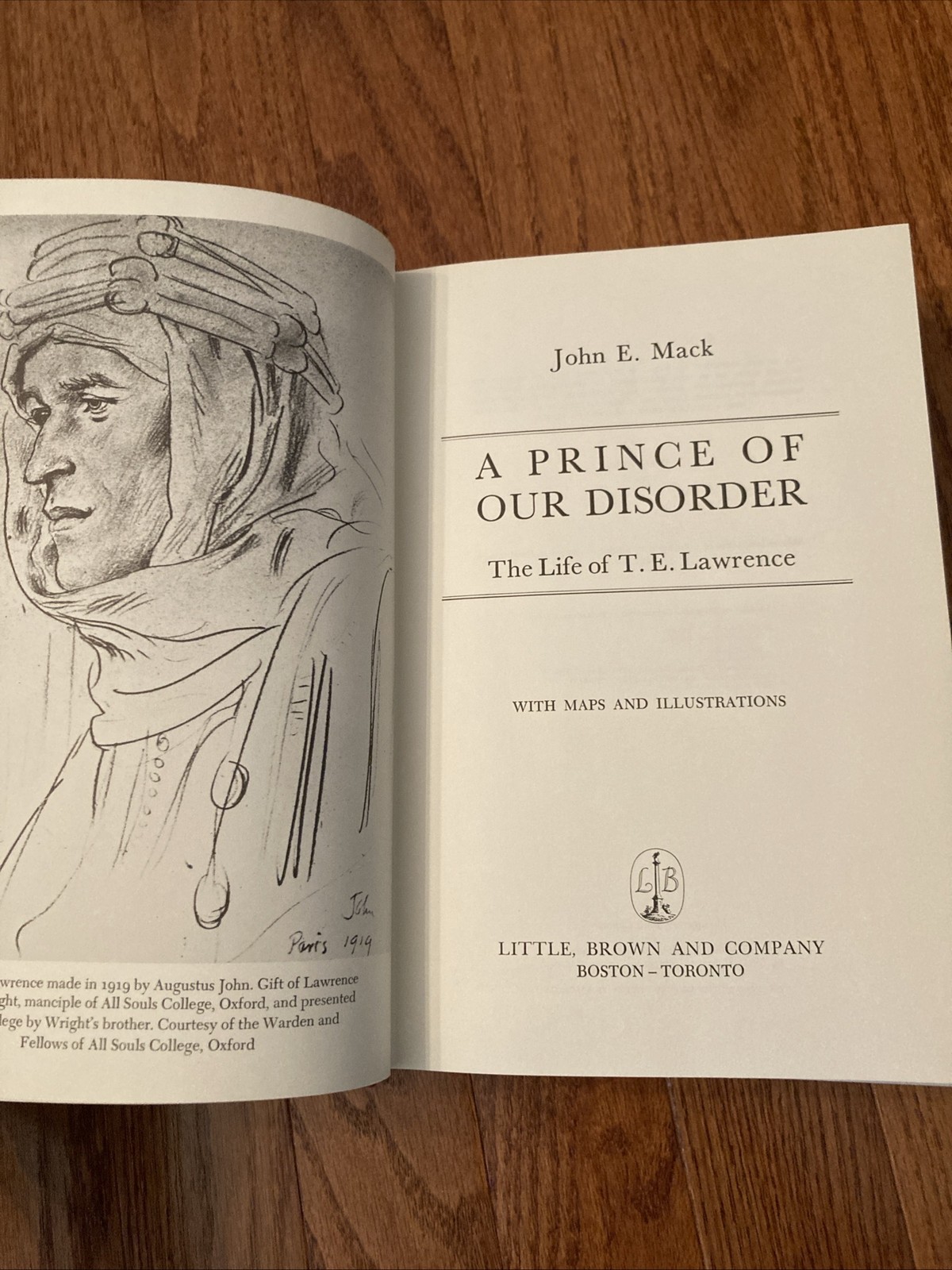 A Prince of Our Disorder The Life of T.E. Lawrence By Mack 1976 First Edition
