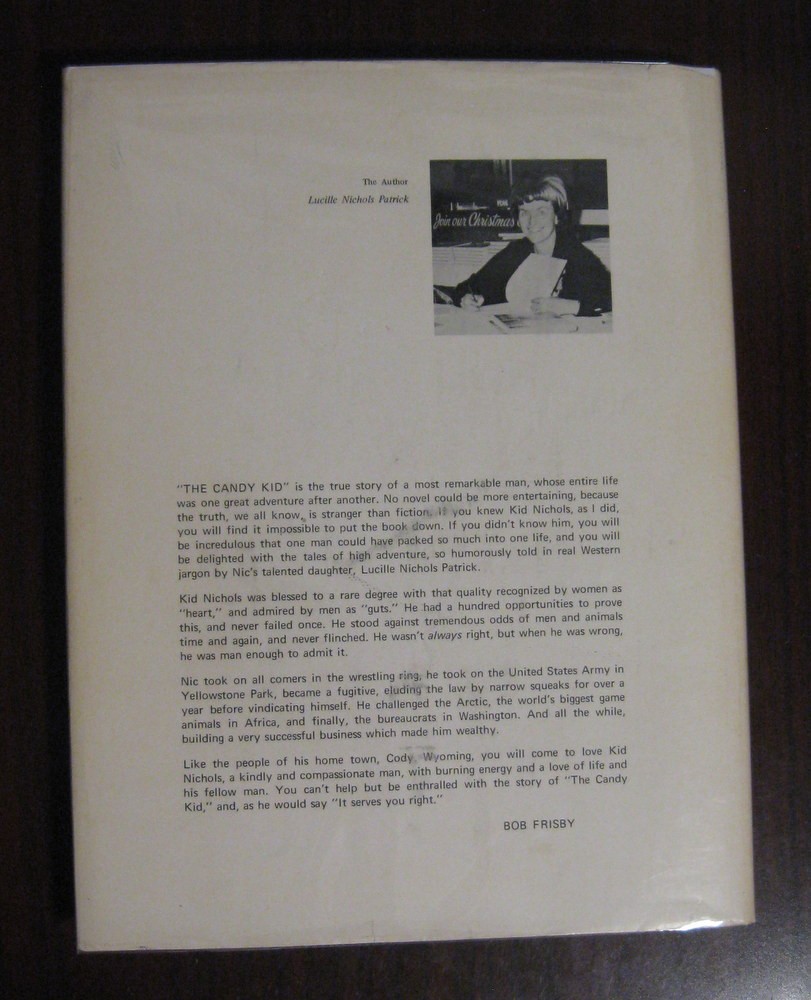 The Candy Kid James Calvin “Kid” Nichols 1883-1962 Cody Wyoming Wrestler Signed