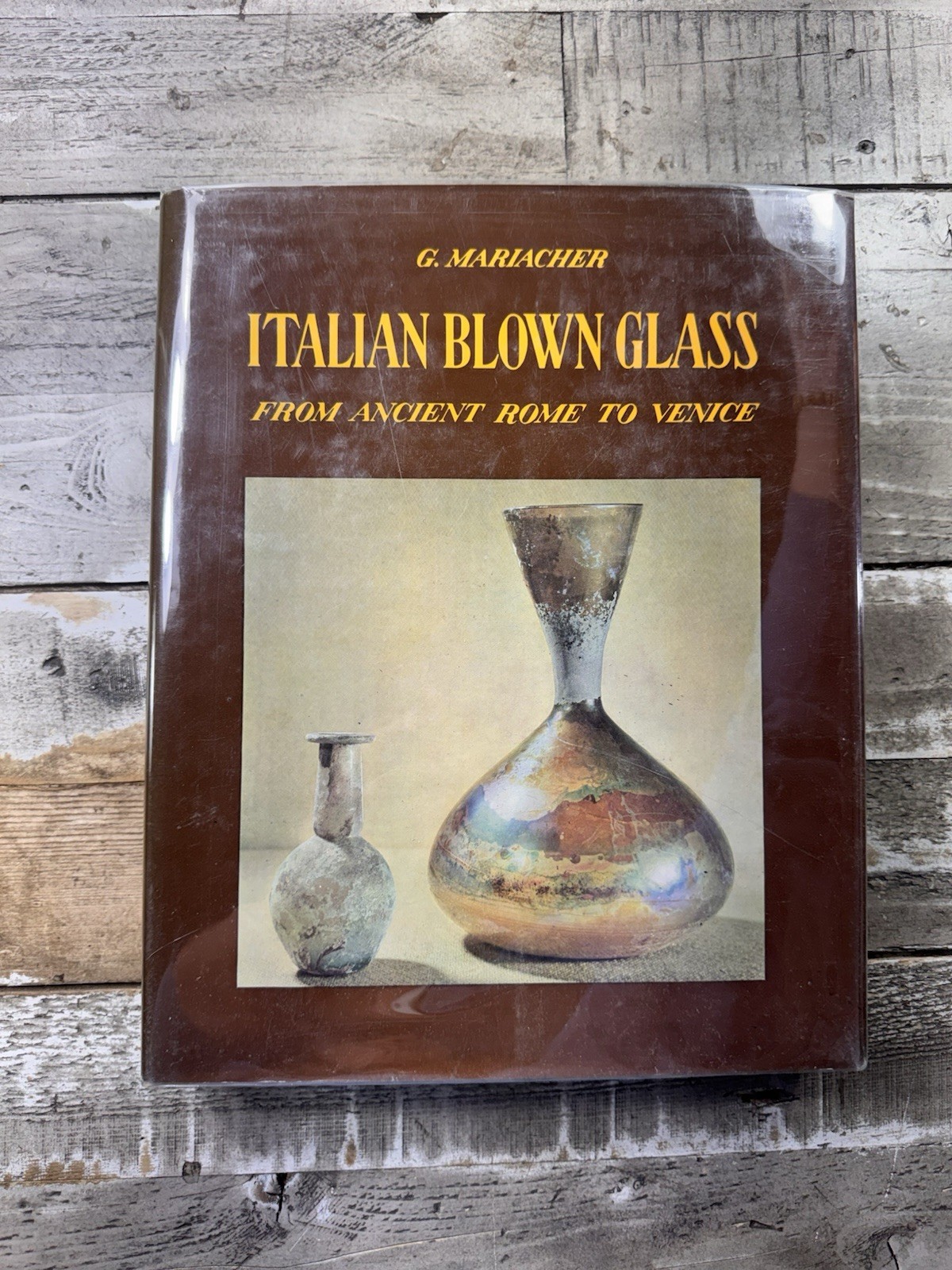 1961 Vintage Antiques Book “Italian Blown Glass: From Ancient Rome to Venice”