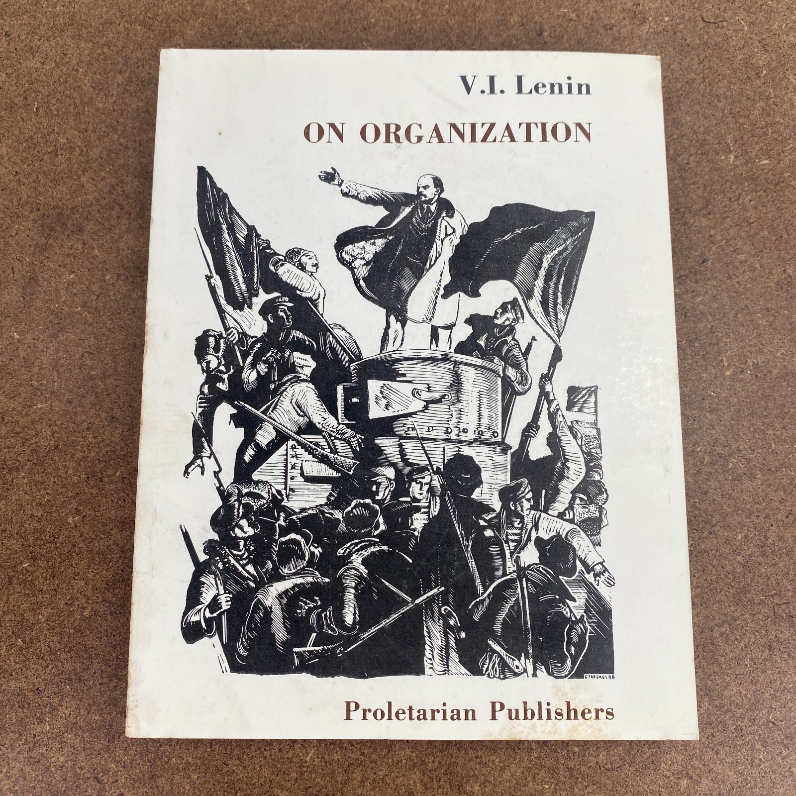 Lenin On Organization Proletarian Publishers Marxist Communist Book 1970s
