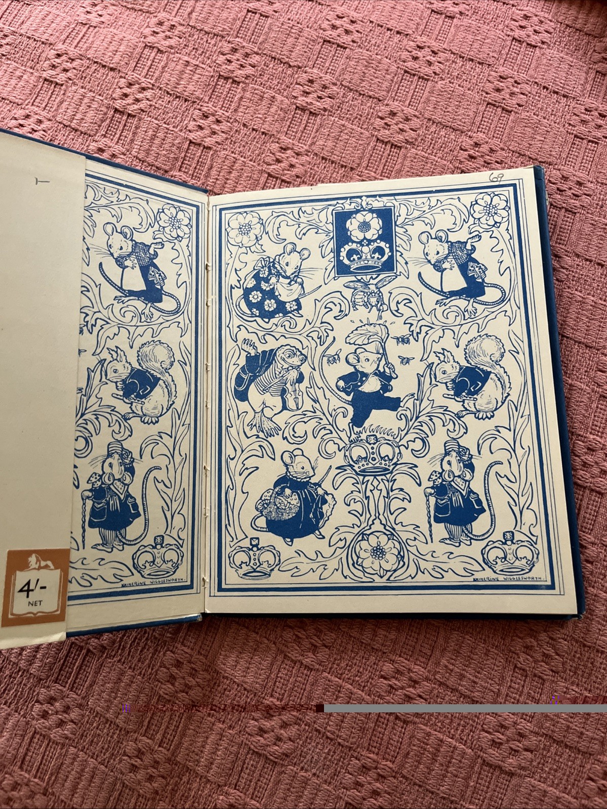The Mouse Telegrams (Little Brown Mouse Books) (Alison Uttley – 1955) w/DJ