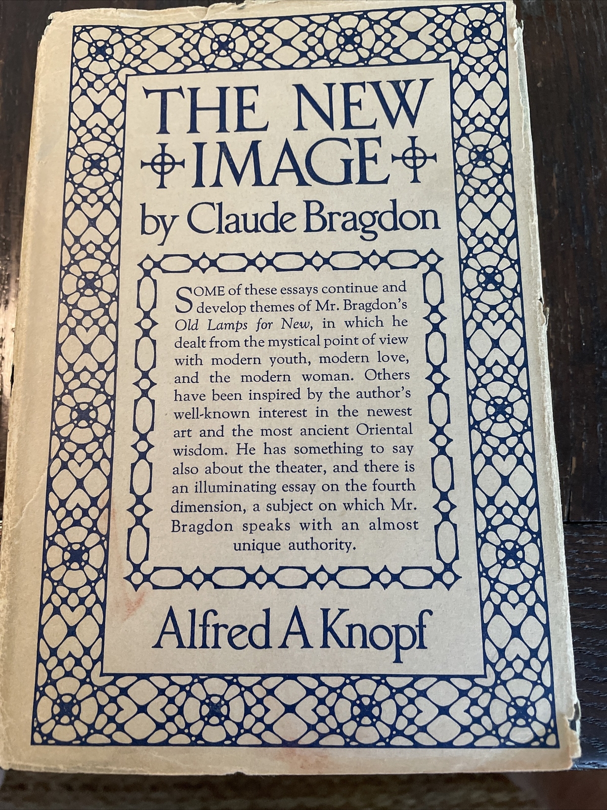 The New Image By Charles Brogdon- HBDJ – First Edition – 1928 Very Rare Essays