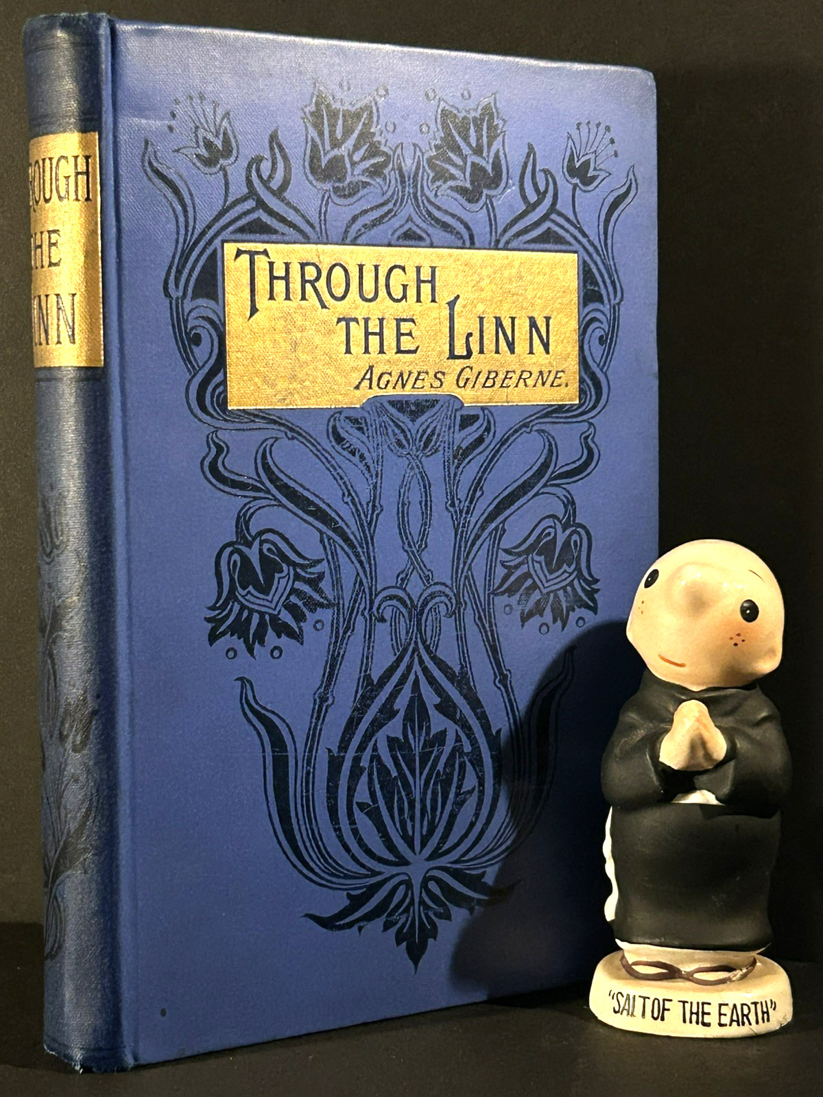 Antique Christian Fiction THROUGH THE LINN Children’s FINE BINDING Illus. 1897