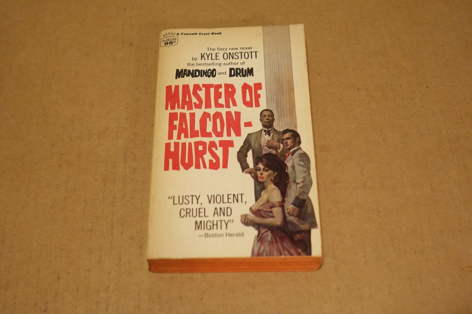 Master of Falcon Hurst By Kyle Onstott (1965) Paperback Book VERY GOOD