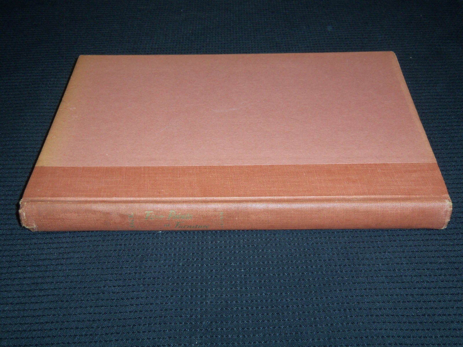 1955 FINE POINTS OF FURNITURE EARLY AMERICAN BOOK BY ALBERT SACK – KD 7752