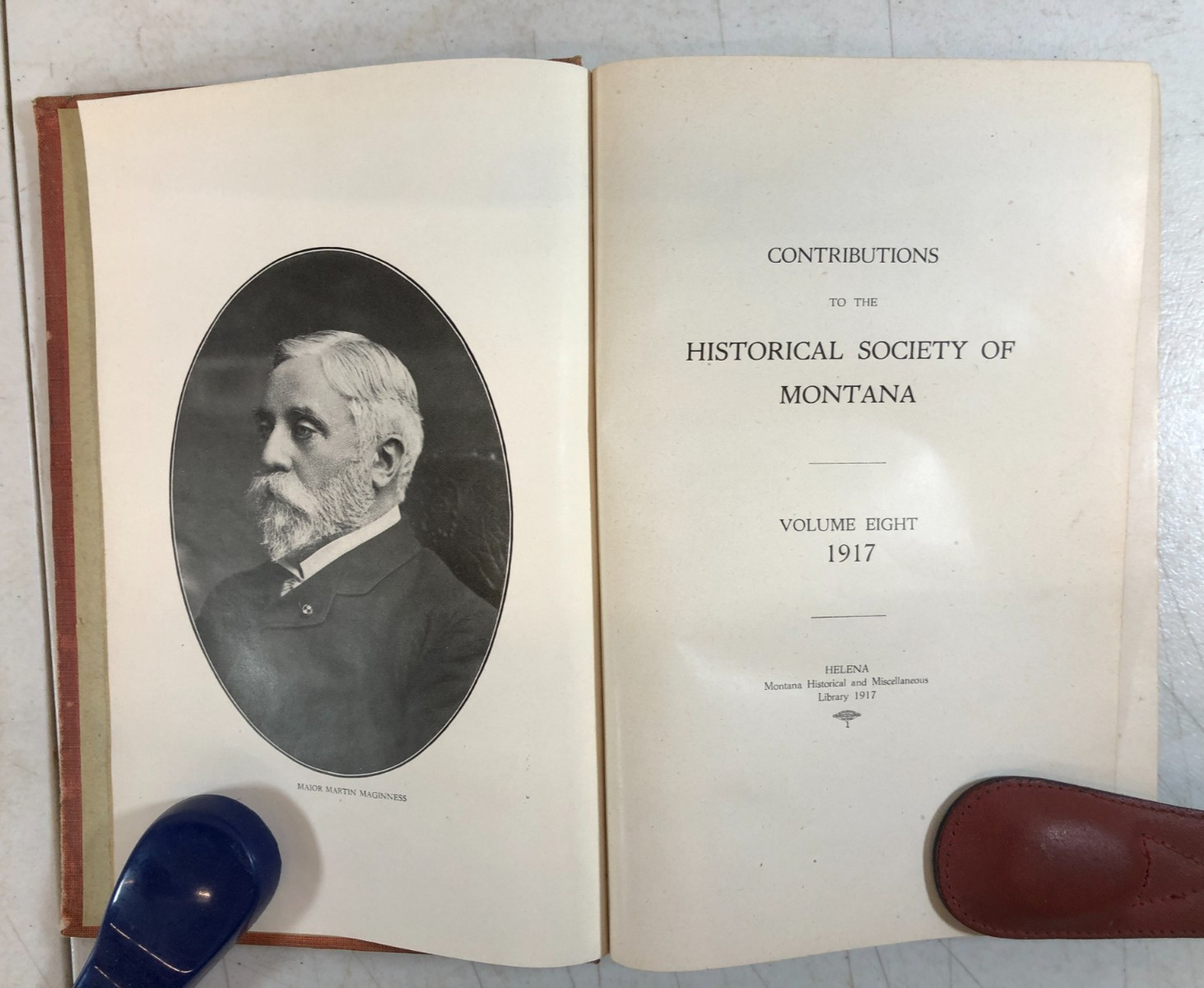 Historical Society of Montana, Vol Eight, 1917, E-6