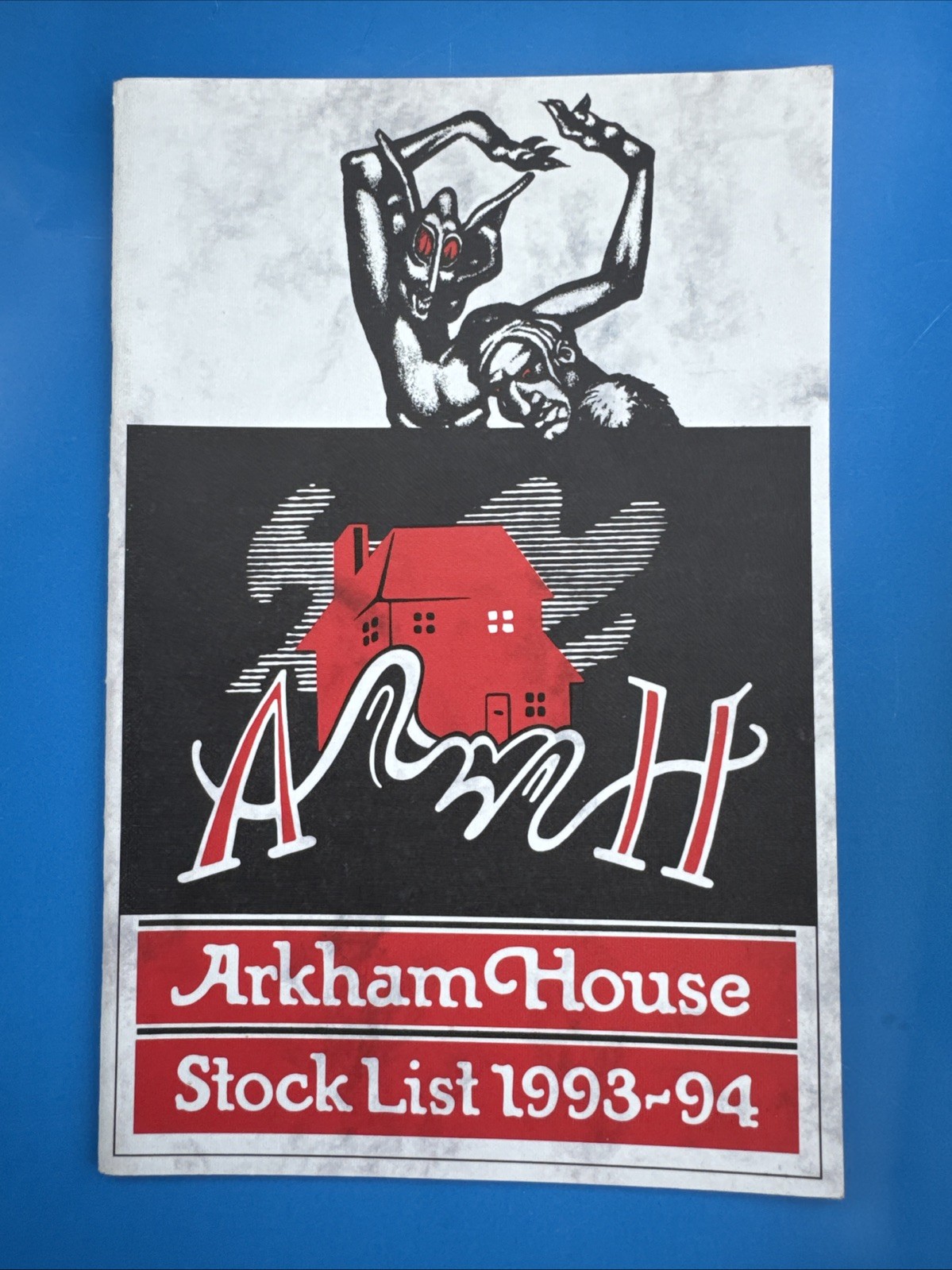 Arkham House Publishers Stock List 1993-1994 Vintage 1990’s Fiction Book Catalog