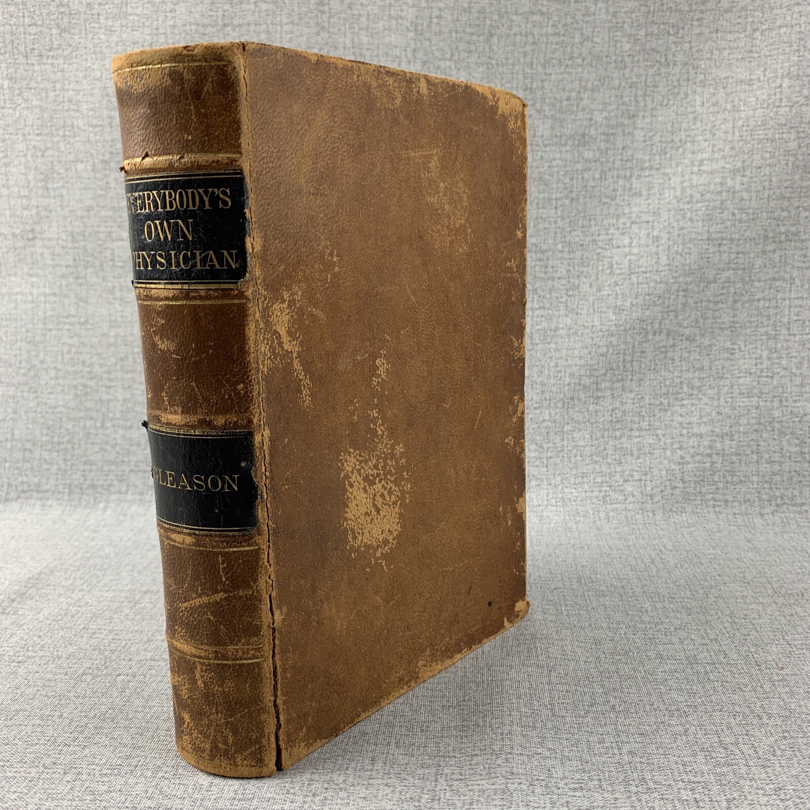 1873 Everybody’s Own Physician Doctor Book C.W. Gleason Medicine Science – Rare