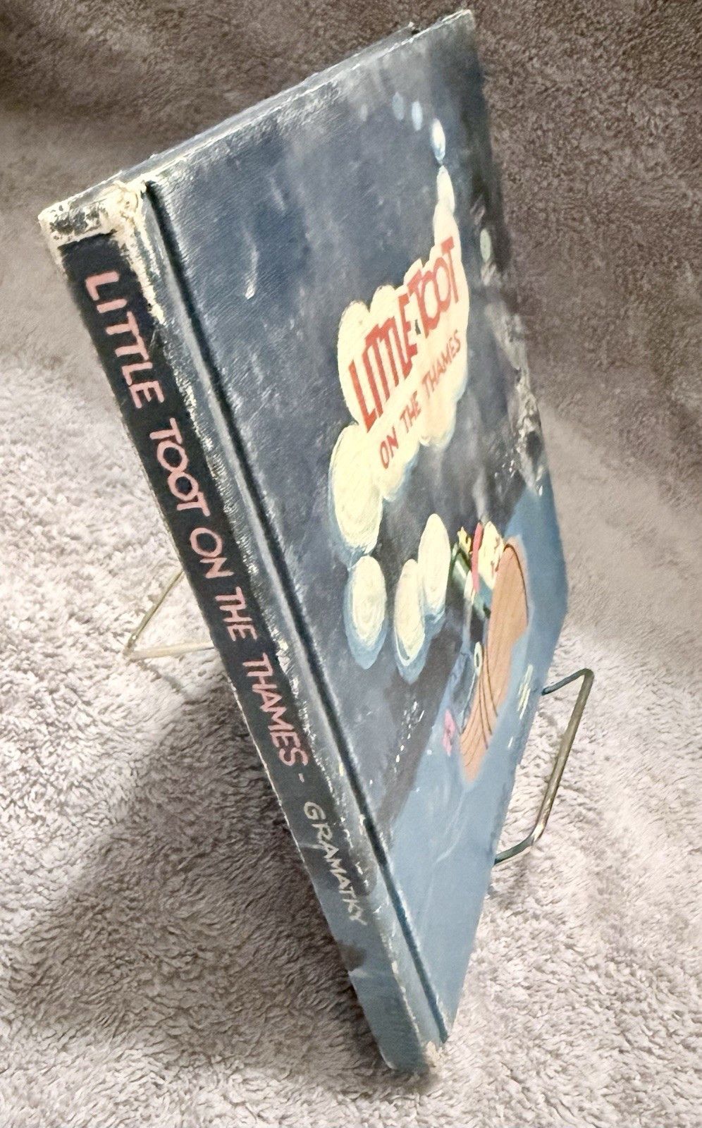 Little Toot on the Thames Hardback 1964 Hardie Gramatky Vintage Weekly Reader Bk