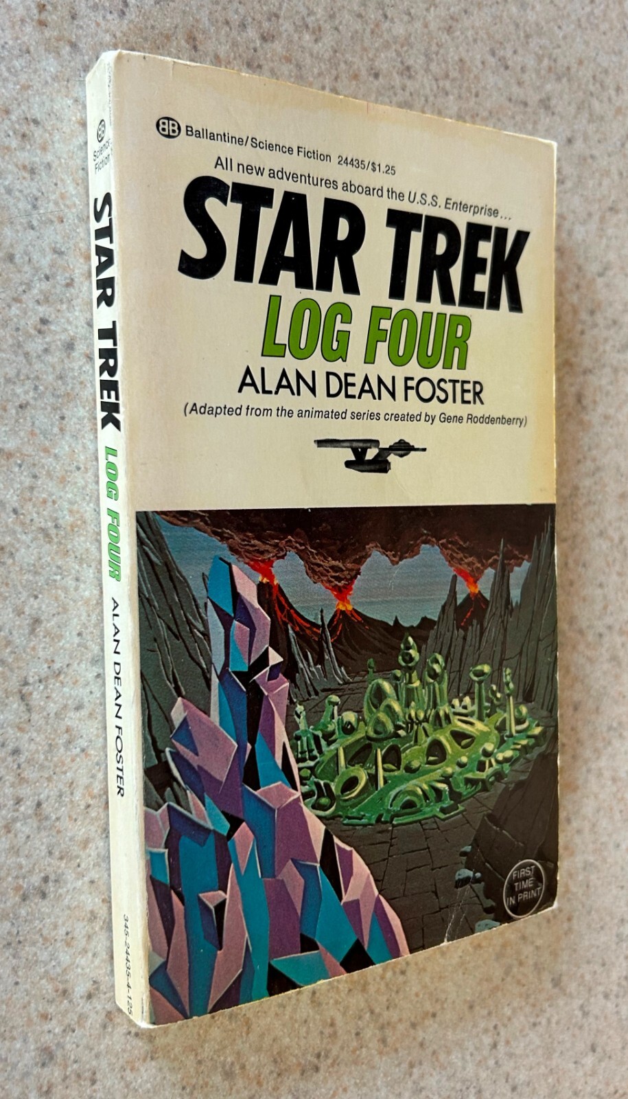 Alan Dean FOSTER — Star Trek Log Four (1975 Ballantine) — Vintage SF Paperback
