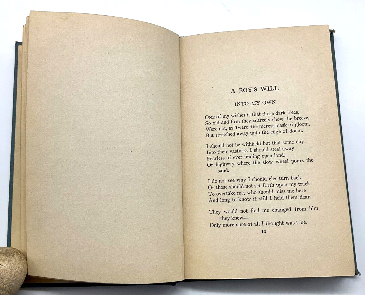 A Boy’s Will, Robert Frost First US edition, 2nd State, 1915 – Vintage Book RARE