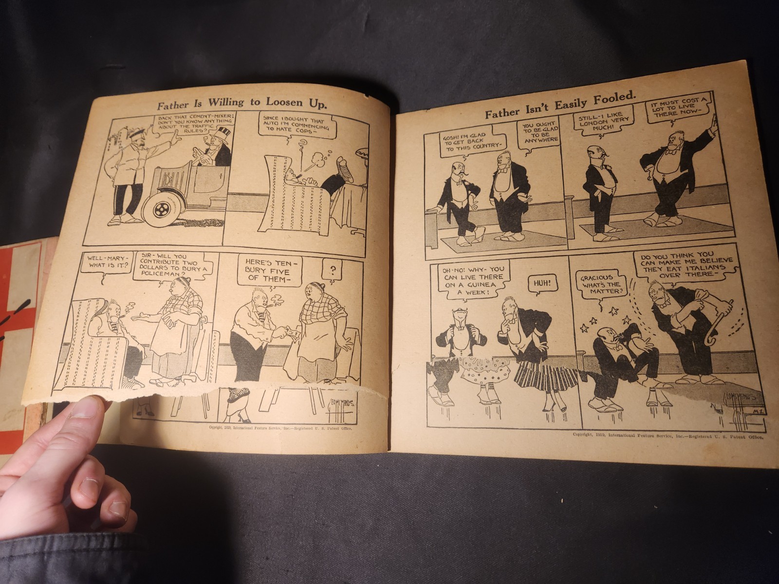 ANTIQUE/VINTAGE Damaged Comic Books – Bringing Up Father & Andy Panda’s Vacation