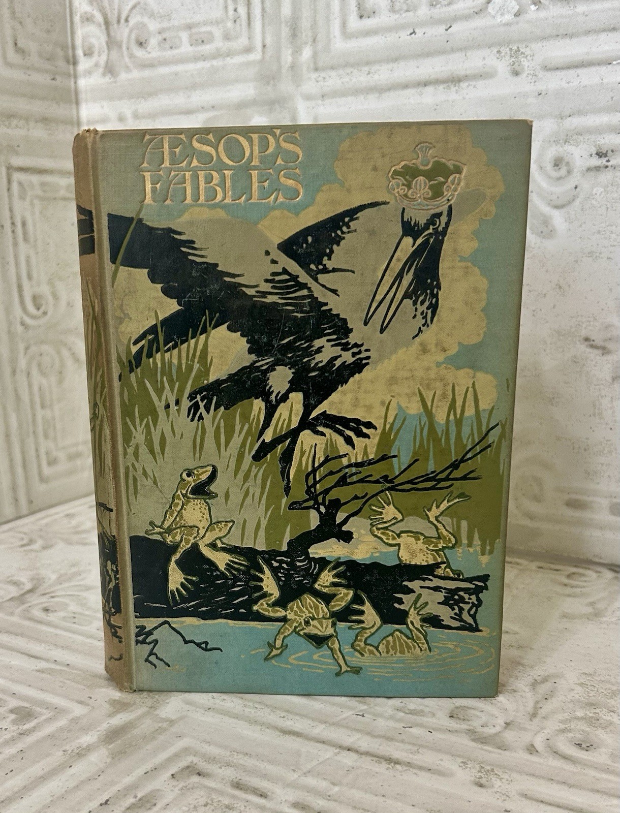 Rare Vintage AESOP’S FABLES 1912 Charles Folkard Illustrated Hardcover Book