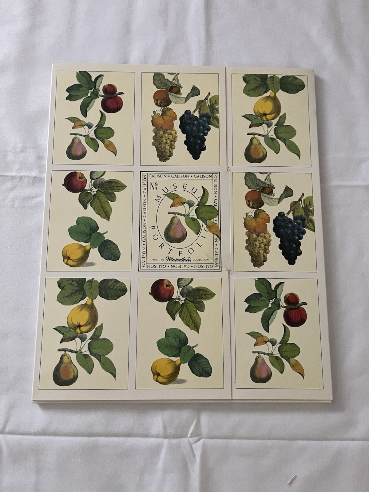 Galison Winterthur Museum Portfolio 4 Fruit Prints Suitable for Framing