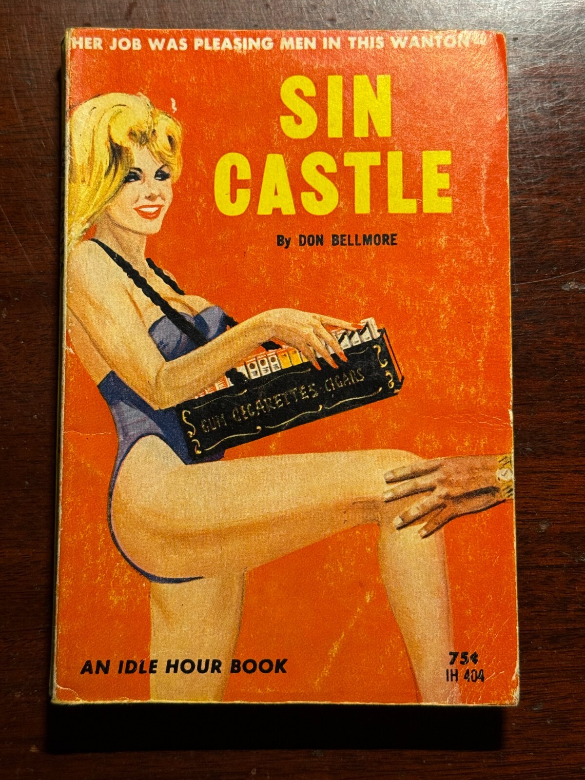 Sin Castle Don Bellmore Idle Hour Book Greenleaf 1964 1960s Vtg PB BK
