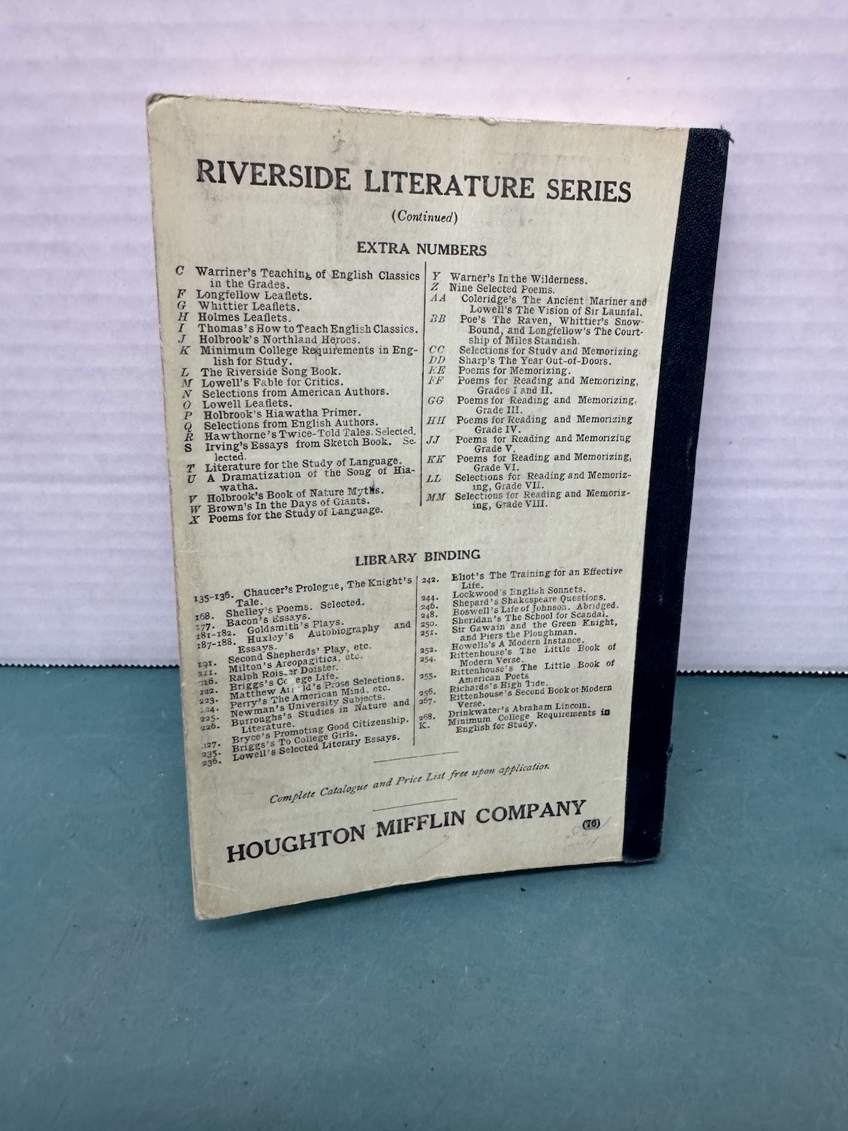 Edmund Spenser / Faerie Queene Book 1 Riverside Literature Series Number 160