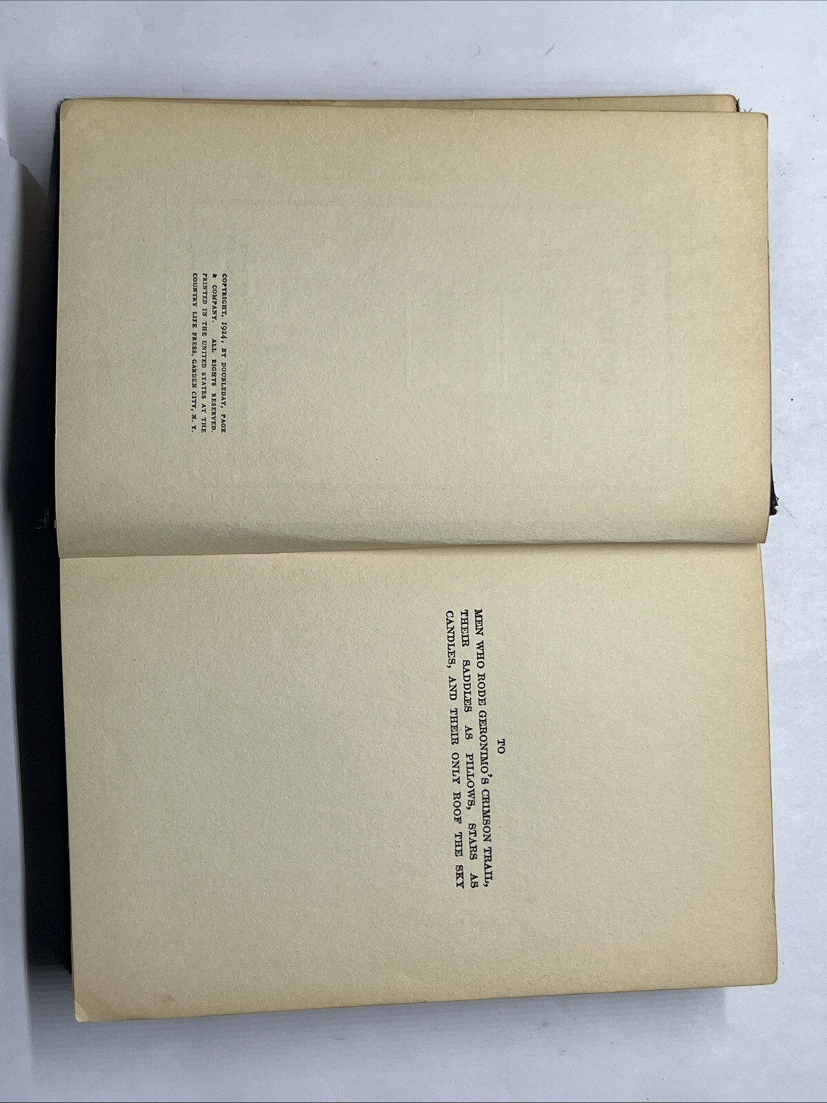 When Geronimo Rode by Forrestine C Hooker Book First Edition 1924