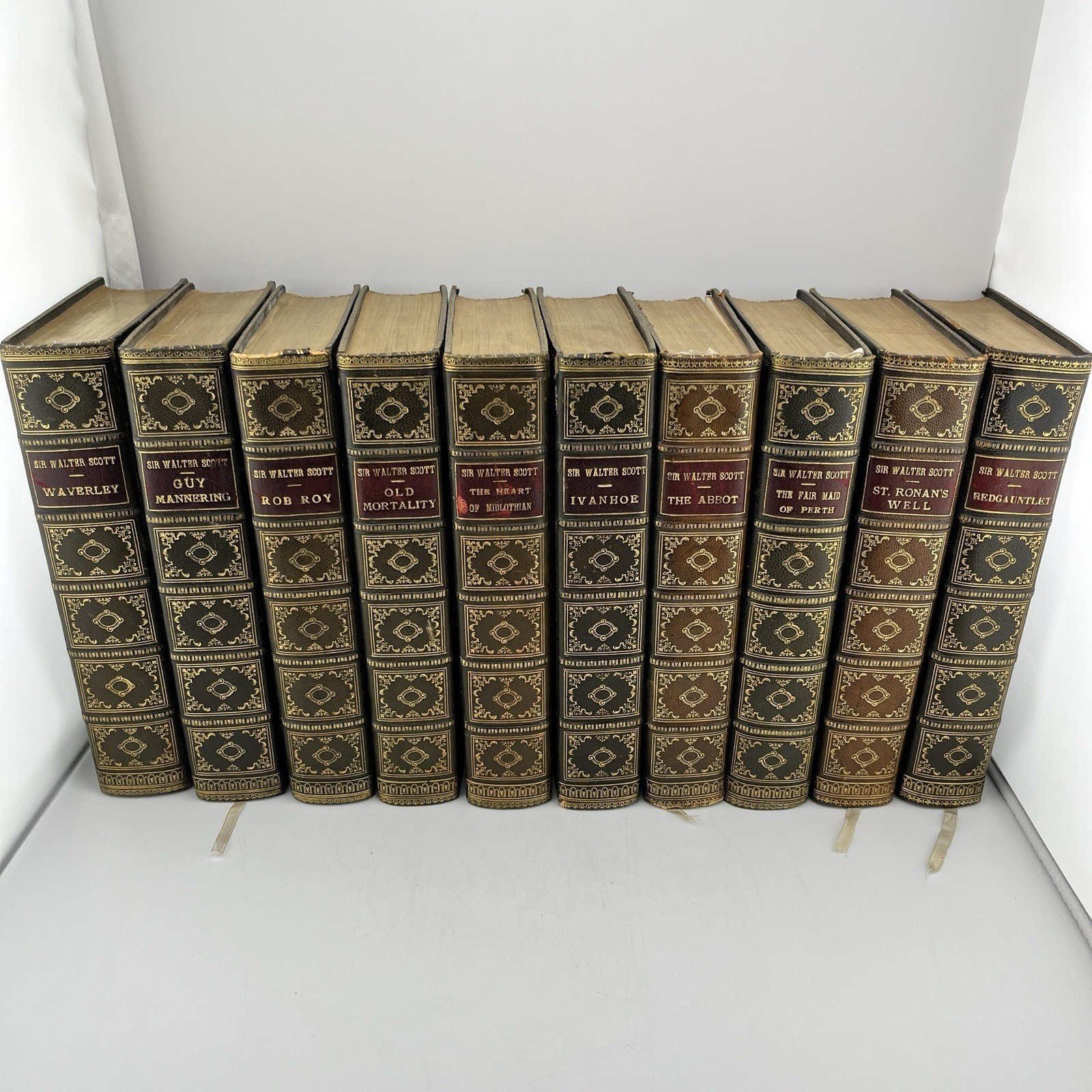 1892 Sir Walter Scott Waverly Novels Dryburgh Edition #38/300 Pub.Signed 10 Vol