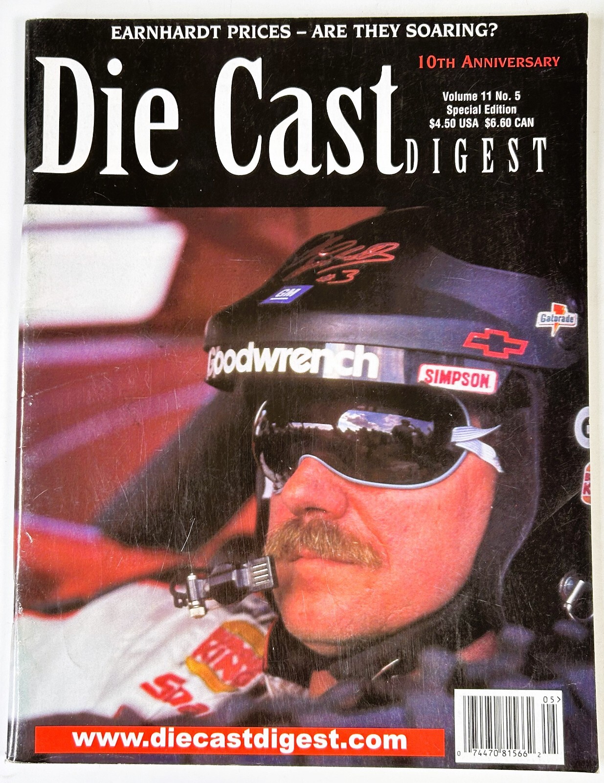 Lot of 12 Vintage Dale Earnhardt Tribute Magazines Various Publishers