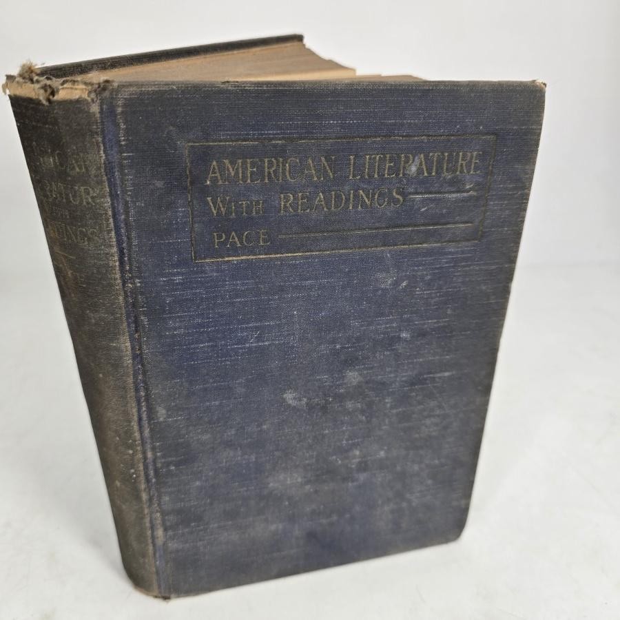 American Literature With Readings Pace Book Illustrated 1915 Antique