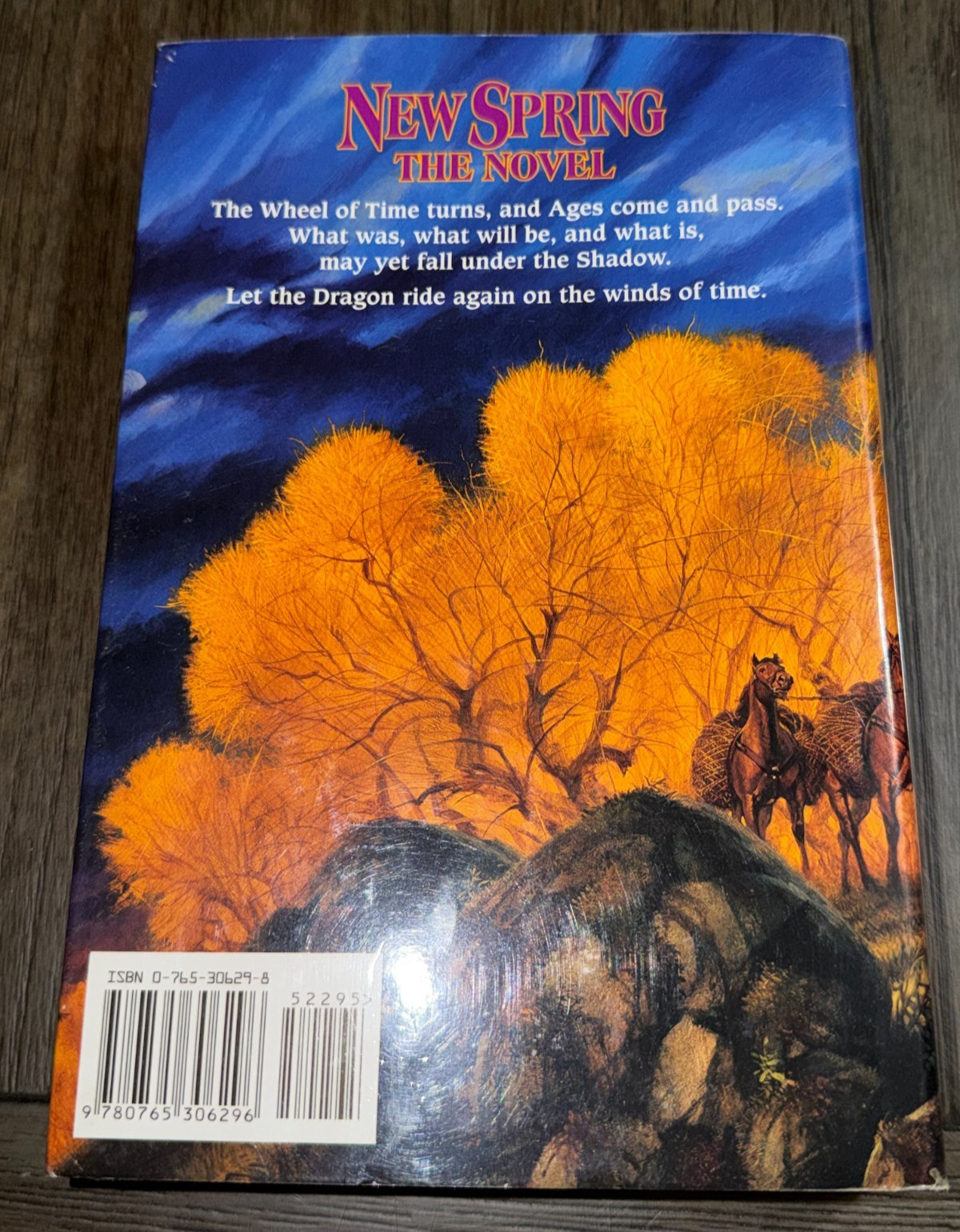 New Spring The Novel Robert Jordan 1st Edition 2004 Hardcover with DJ Good-