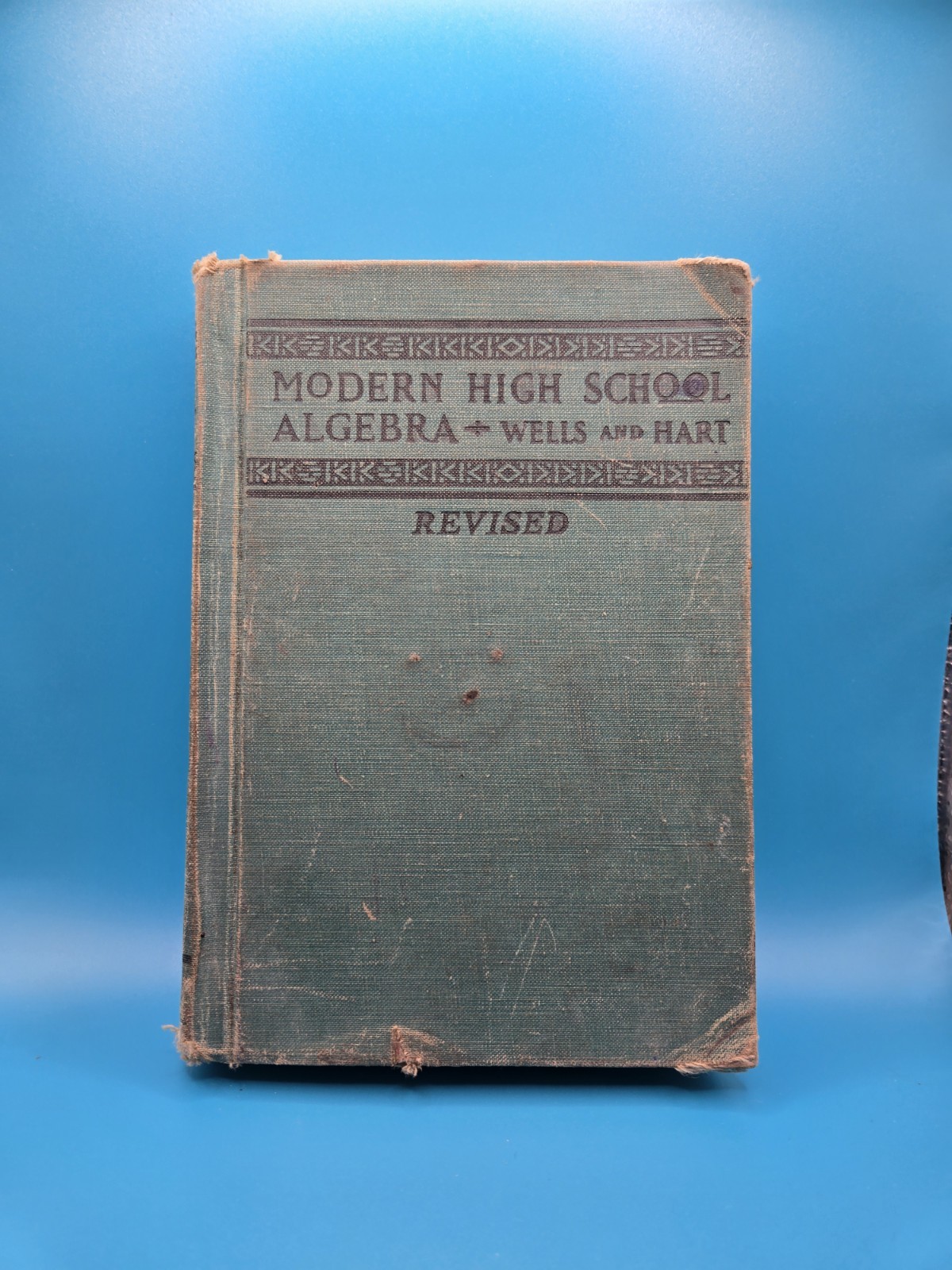 Modern High School Algebra Wells Hart 1928 Antique Textbook Boonsboro Maryland