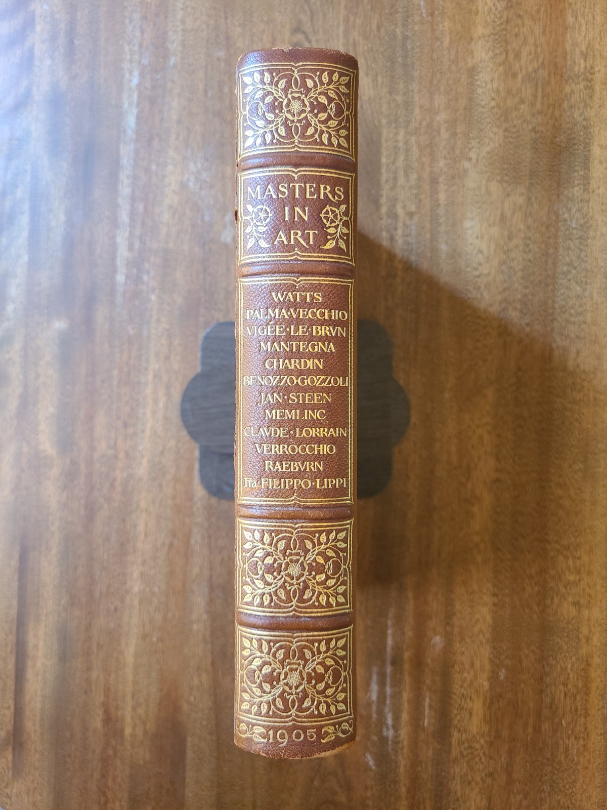 1905 MASTERS IN ART ILLUSTRATED MONOGRAPHS Leather