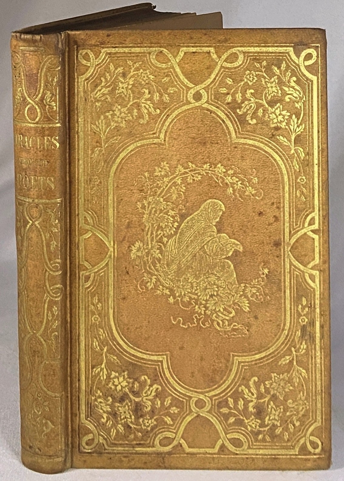 1845 ORACLES FROM THE POETS Antique Victorian Fortune Telling Parlor Game GILMAN